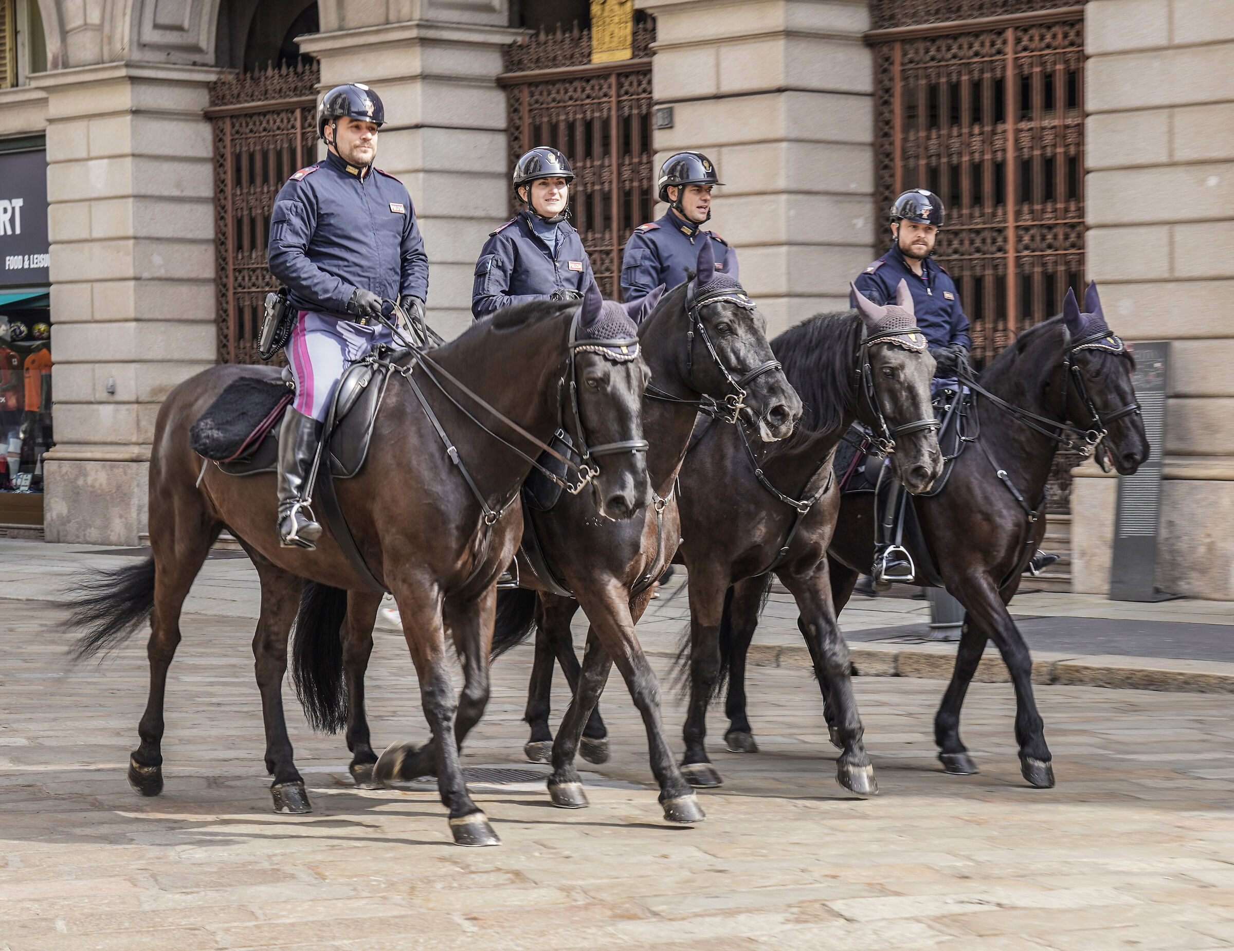 Behind the apse of the Duomo.Thursday, 14 March 2024, 11:01