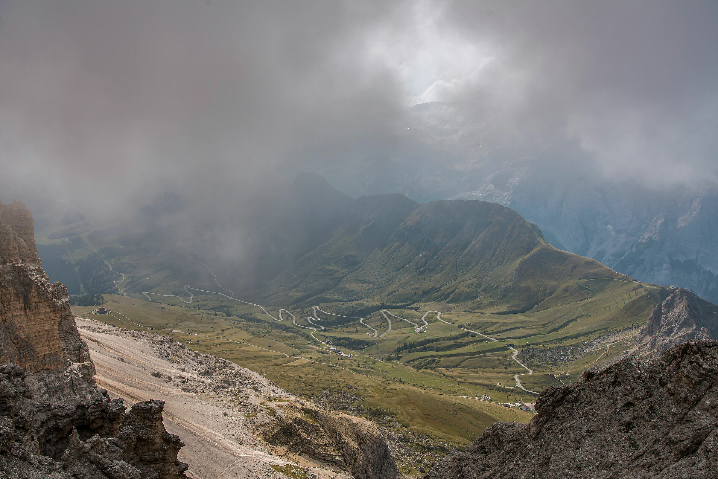 Vista dal Sass Pordoi