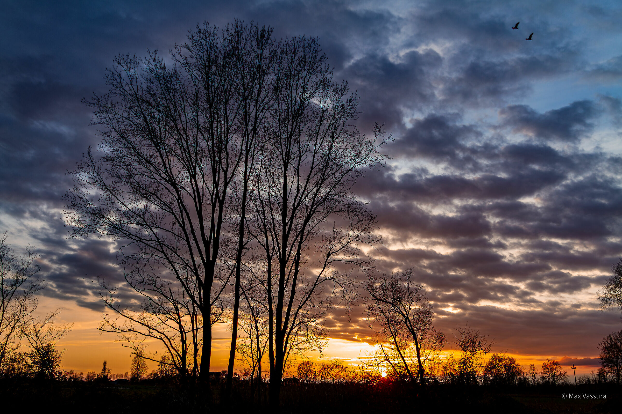 Tramonto Lungo la Muzza