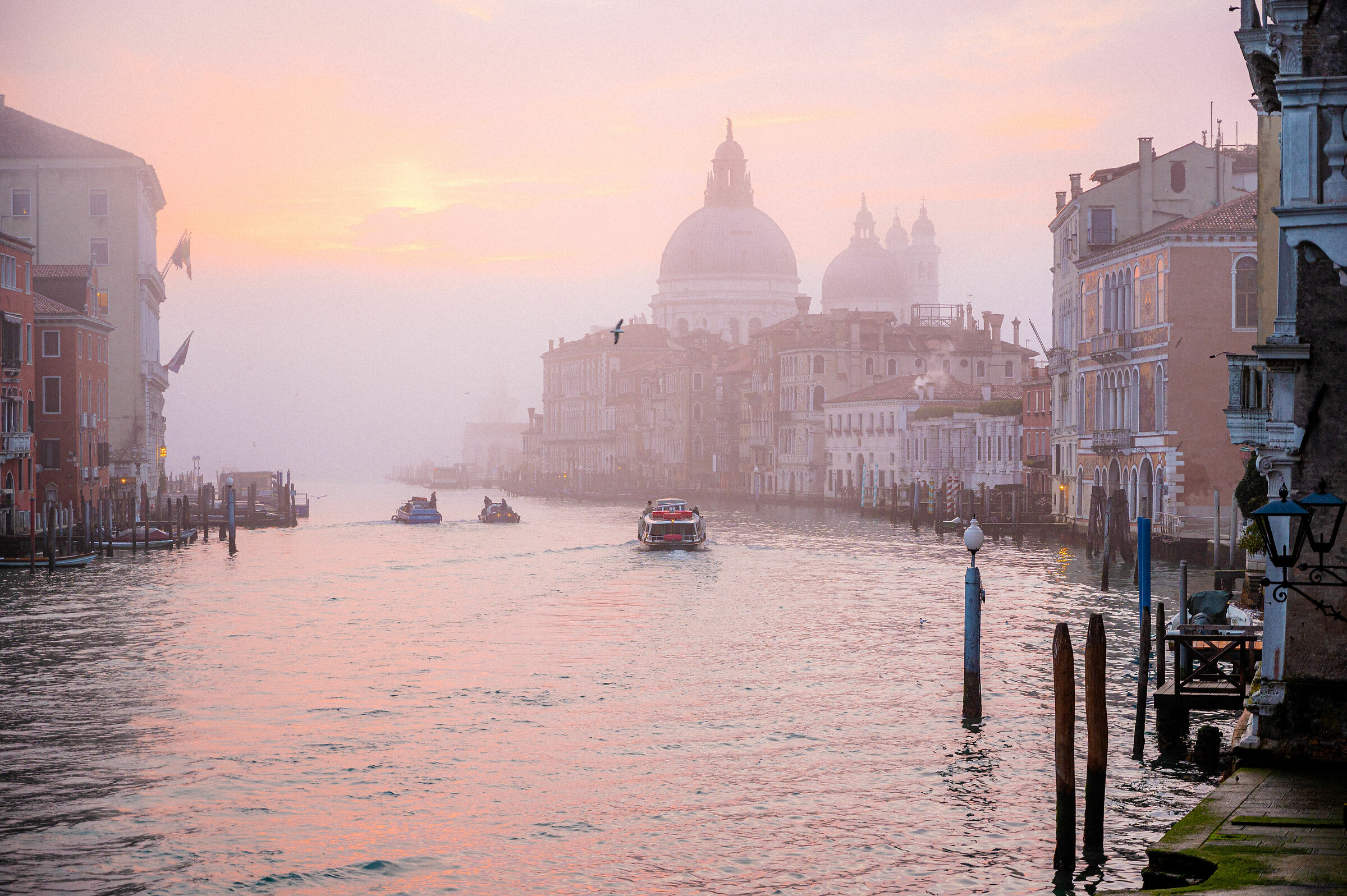 A foggy day in Venice