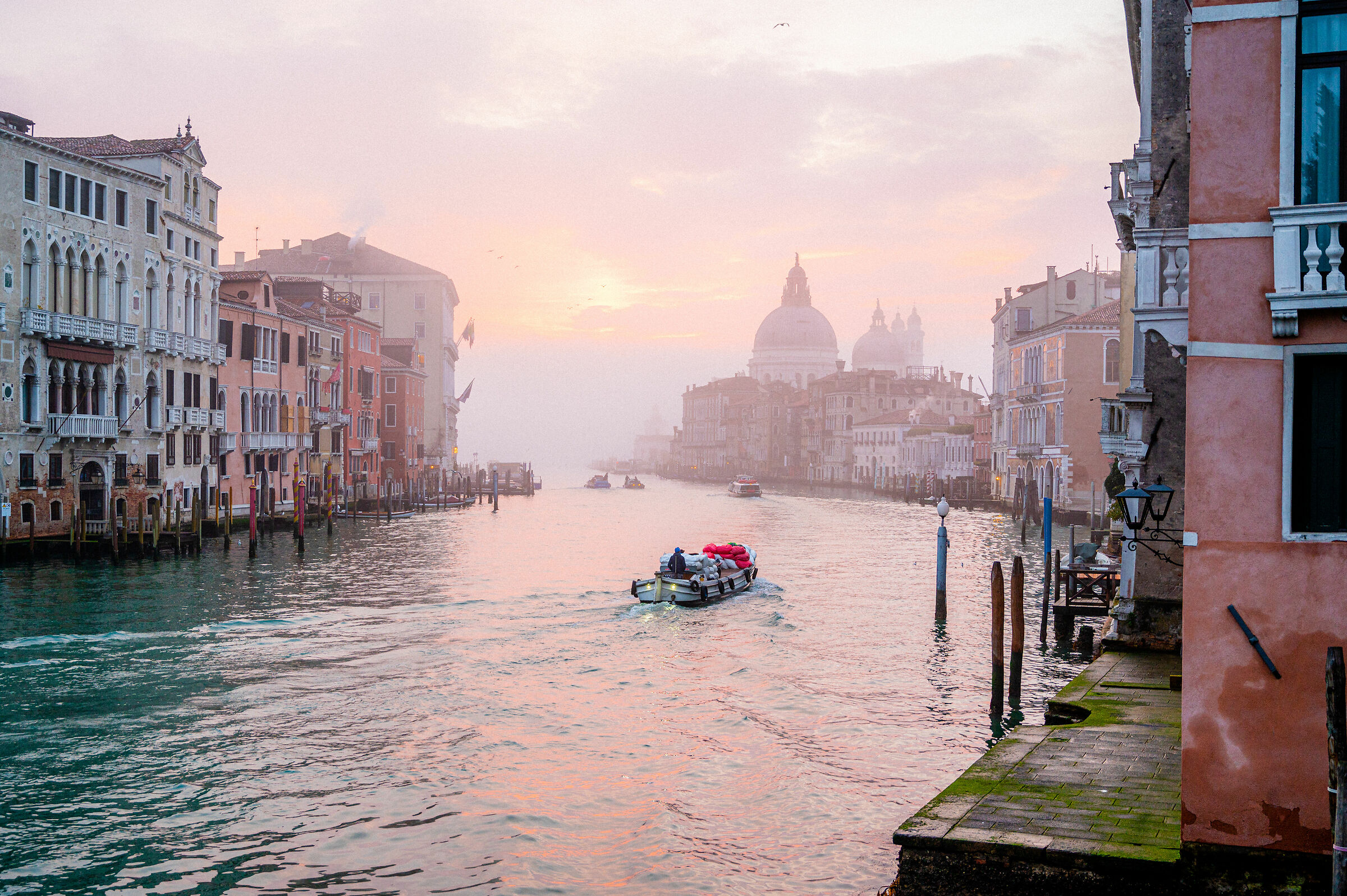 A foggy day in Venice