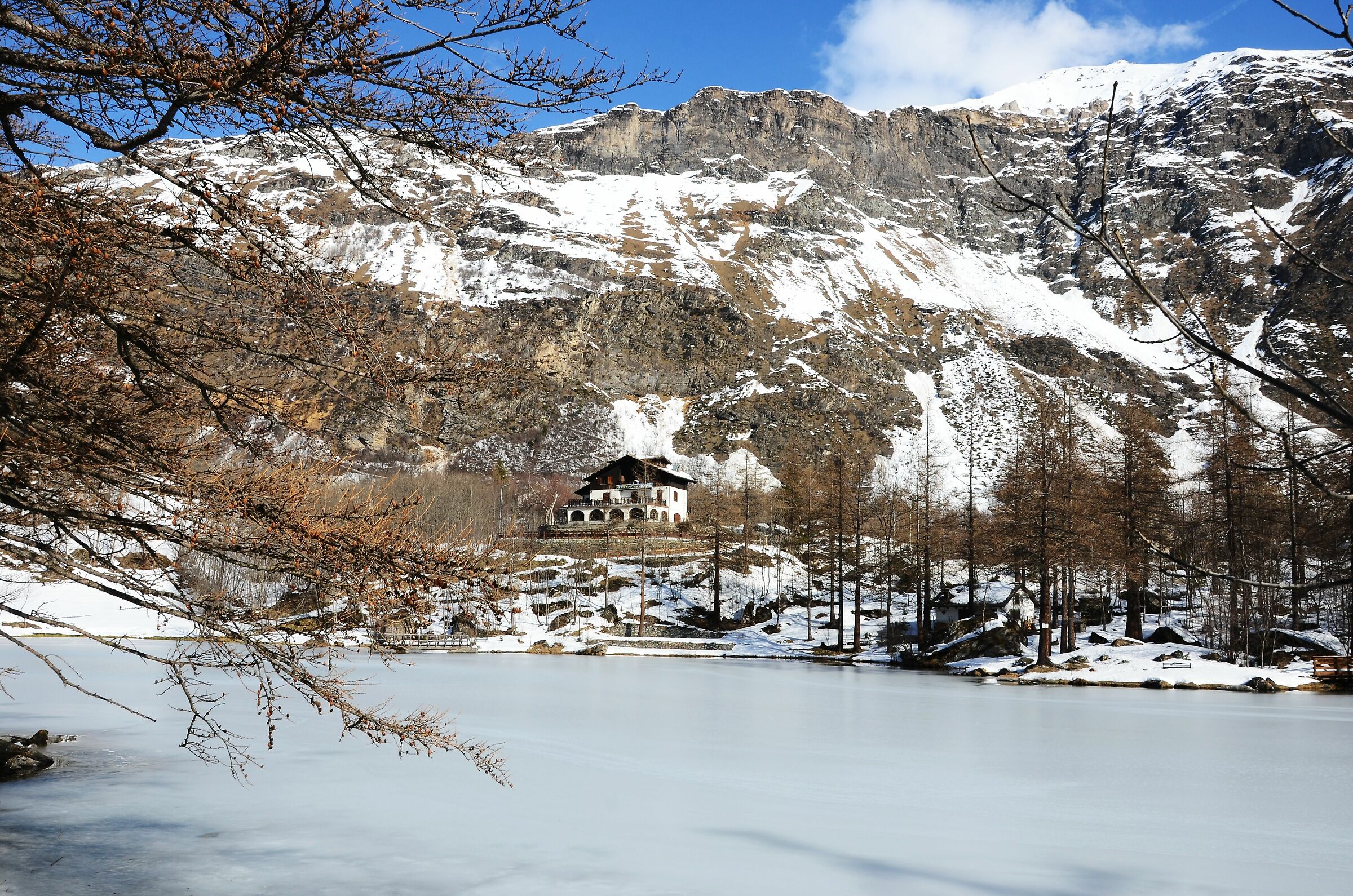 disgelo al lago della ferrera
