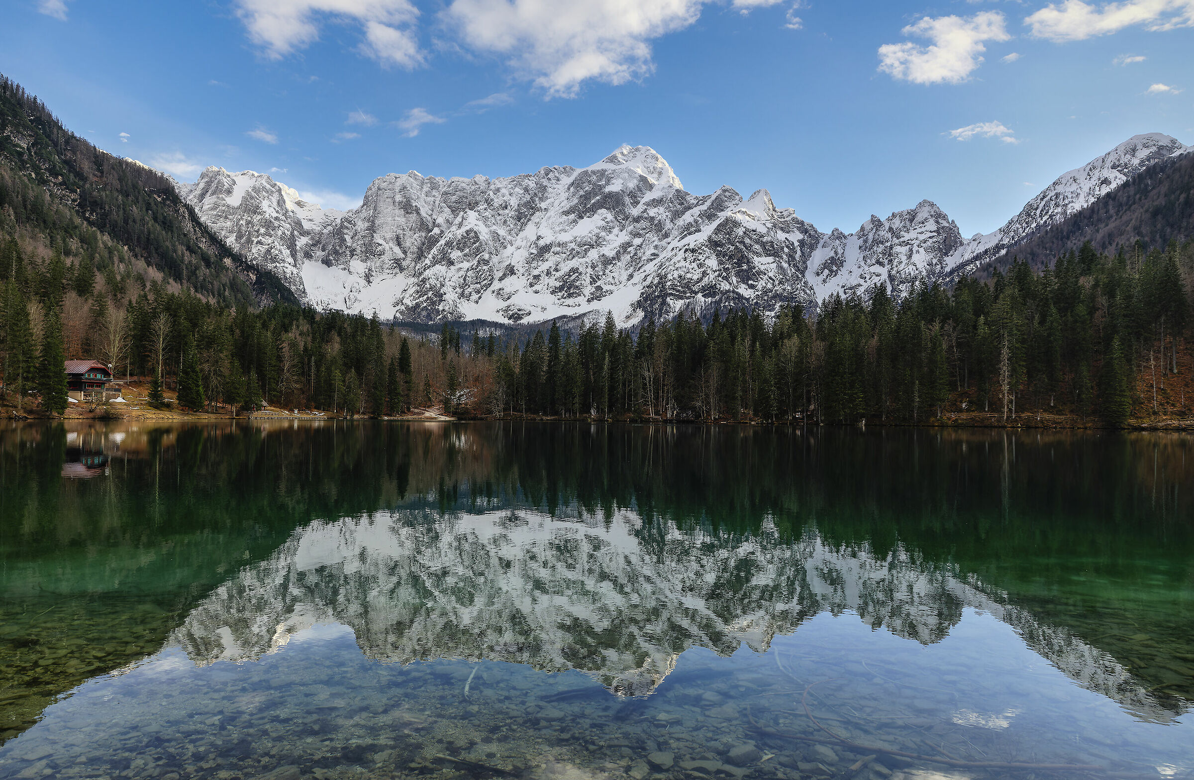 Reflection at Lake Fusine