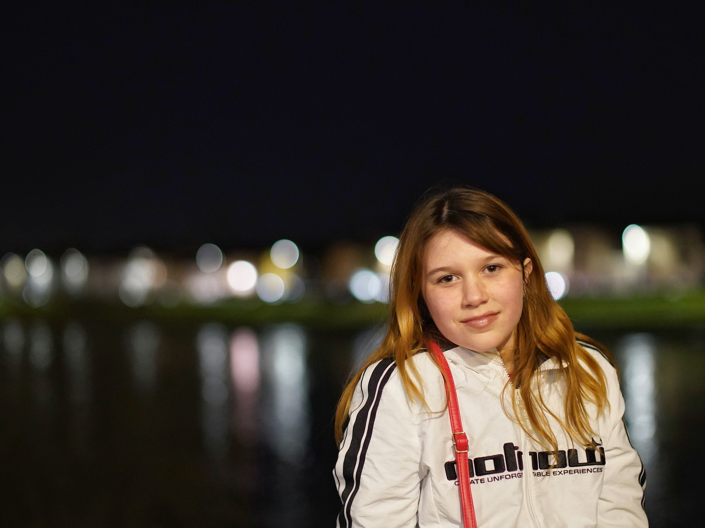 Portrait on the River by night