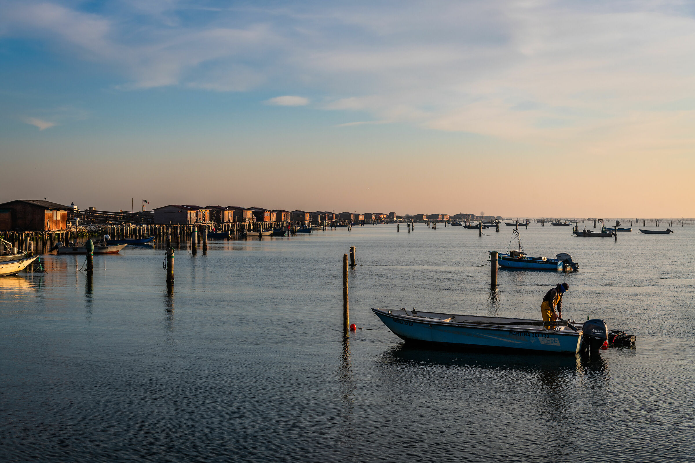 La giornata di lavoro volge al termine