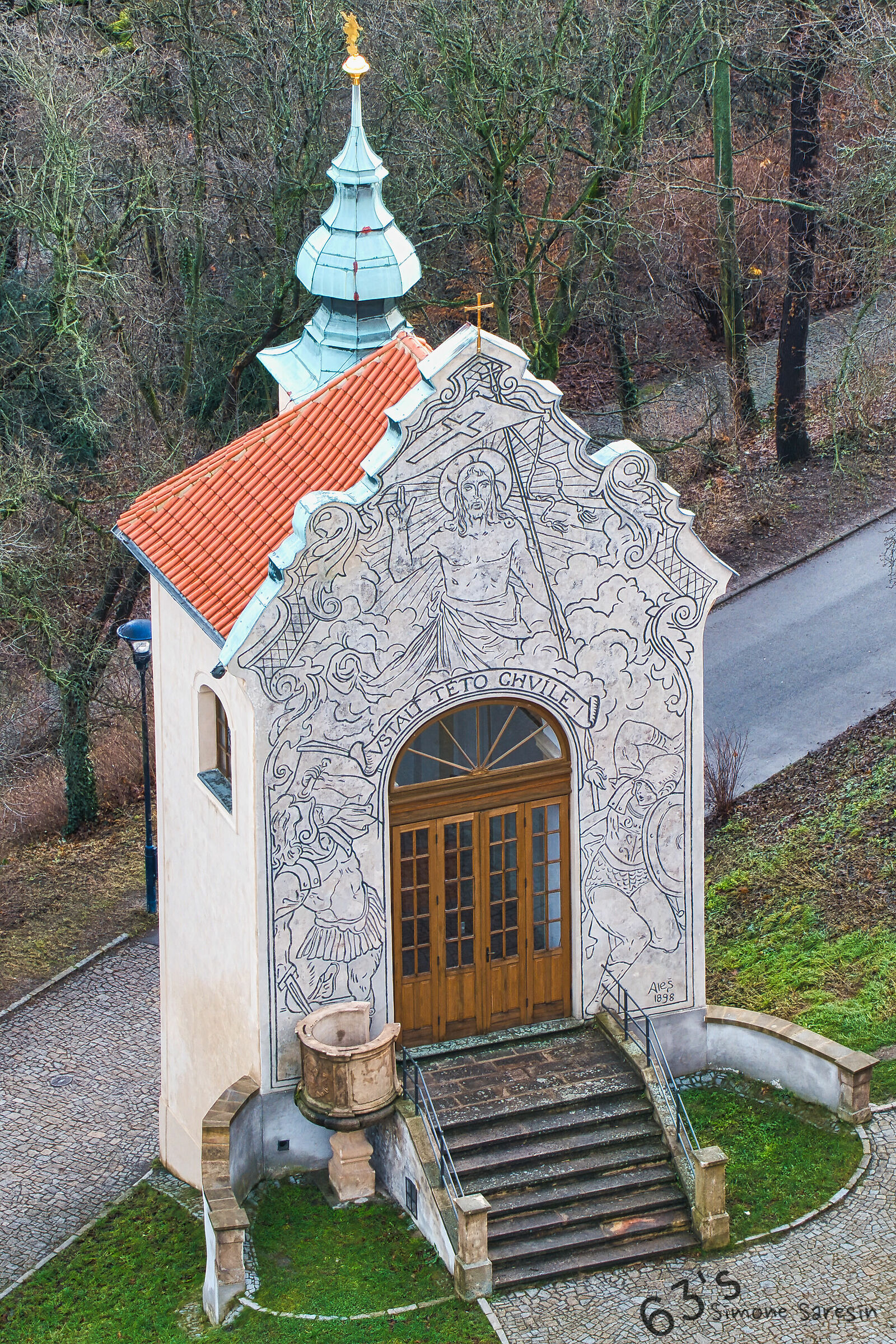 Chapel in the park of Monte Petrin