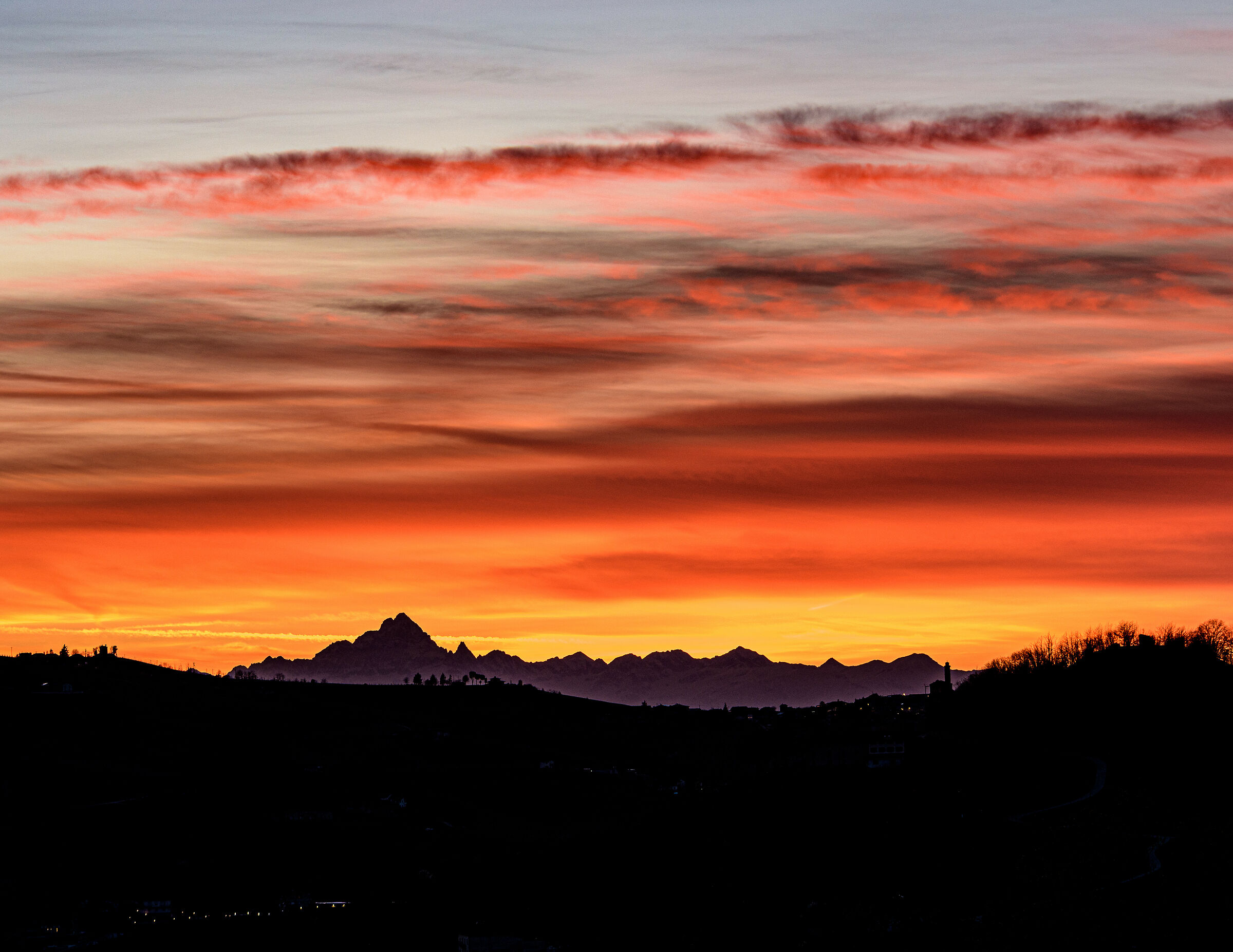 Landscape ,sunset,Alps view ,01