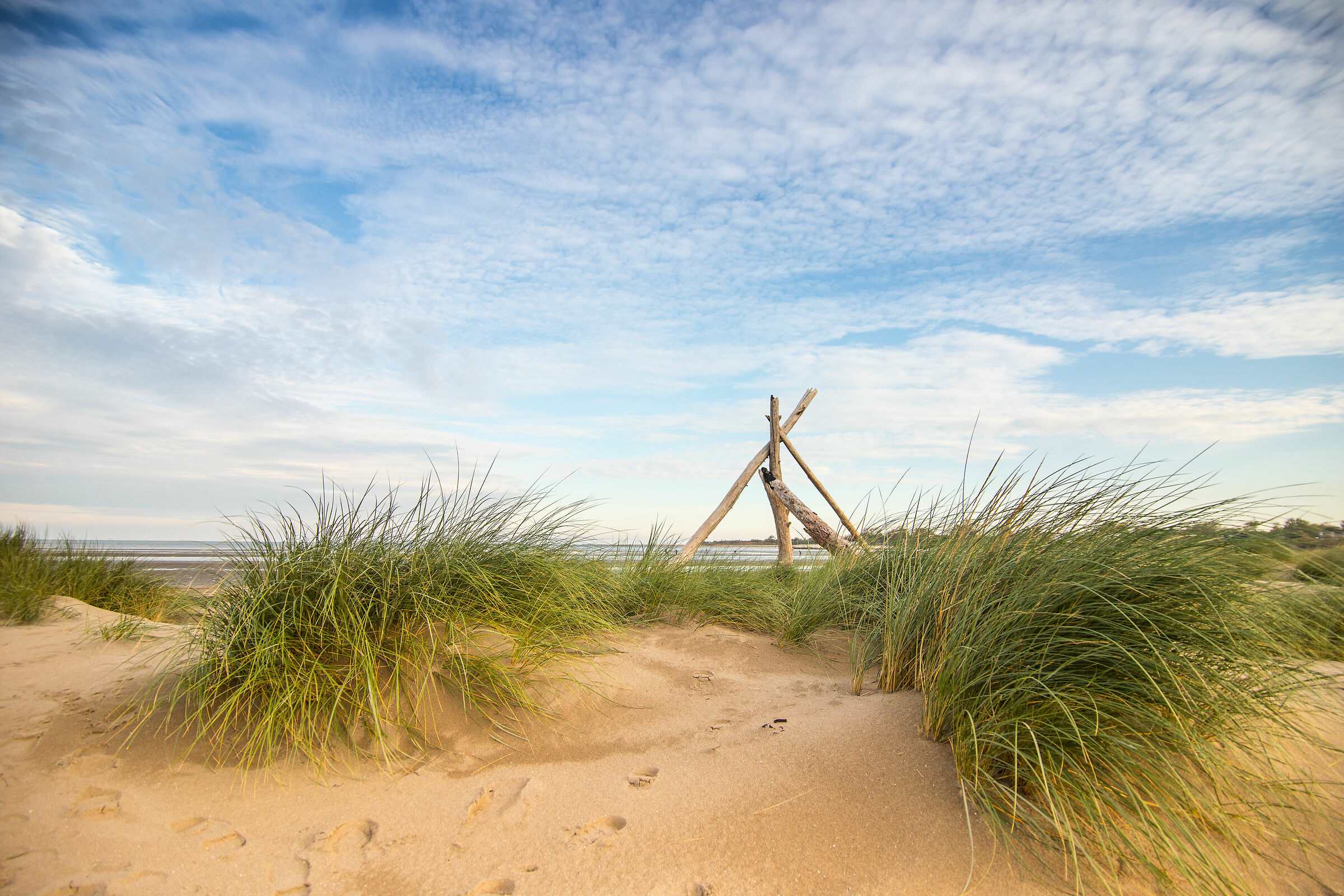 on the beach in Rosolina mare