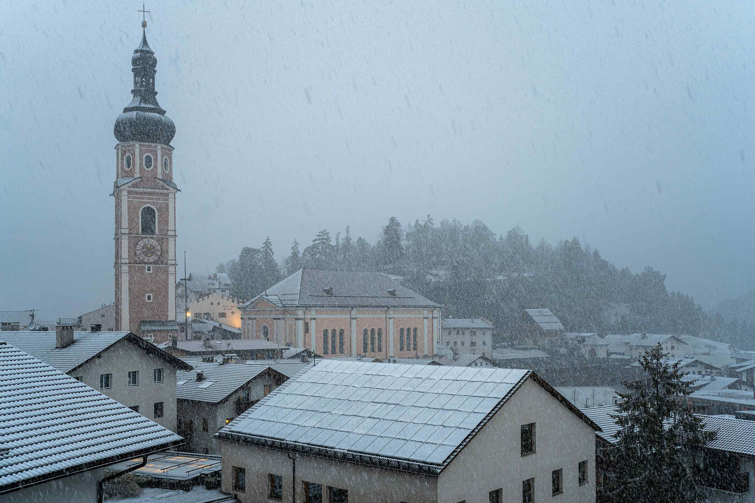 Nevicata a Castelrotto