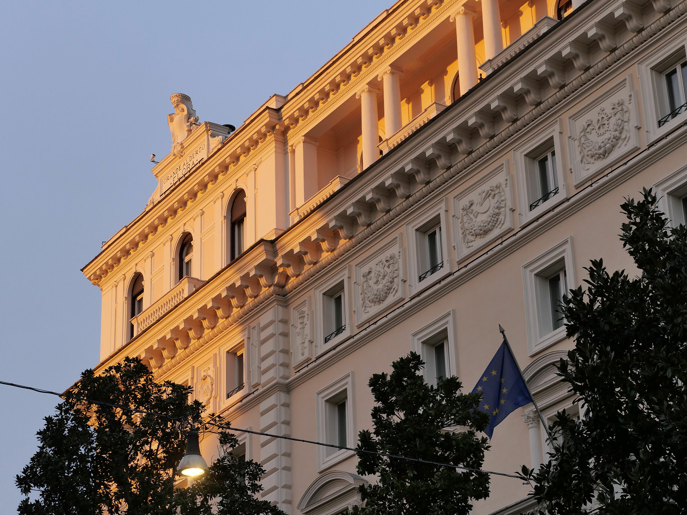 Via Veneto, tramonto