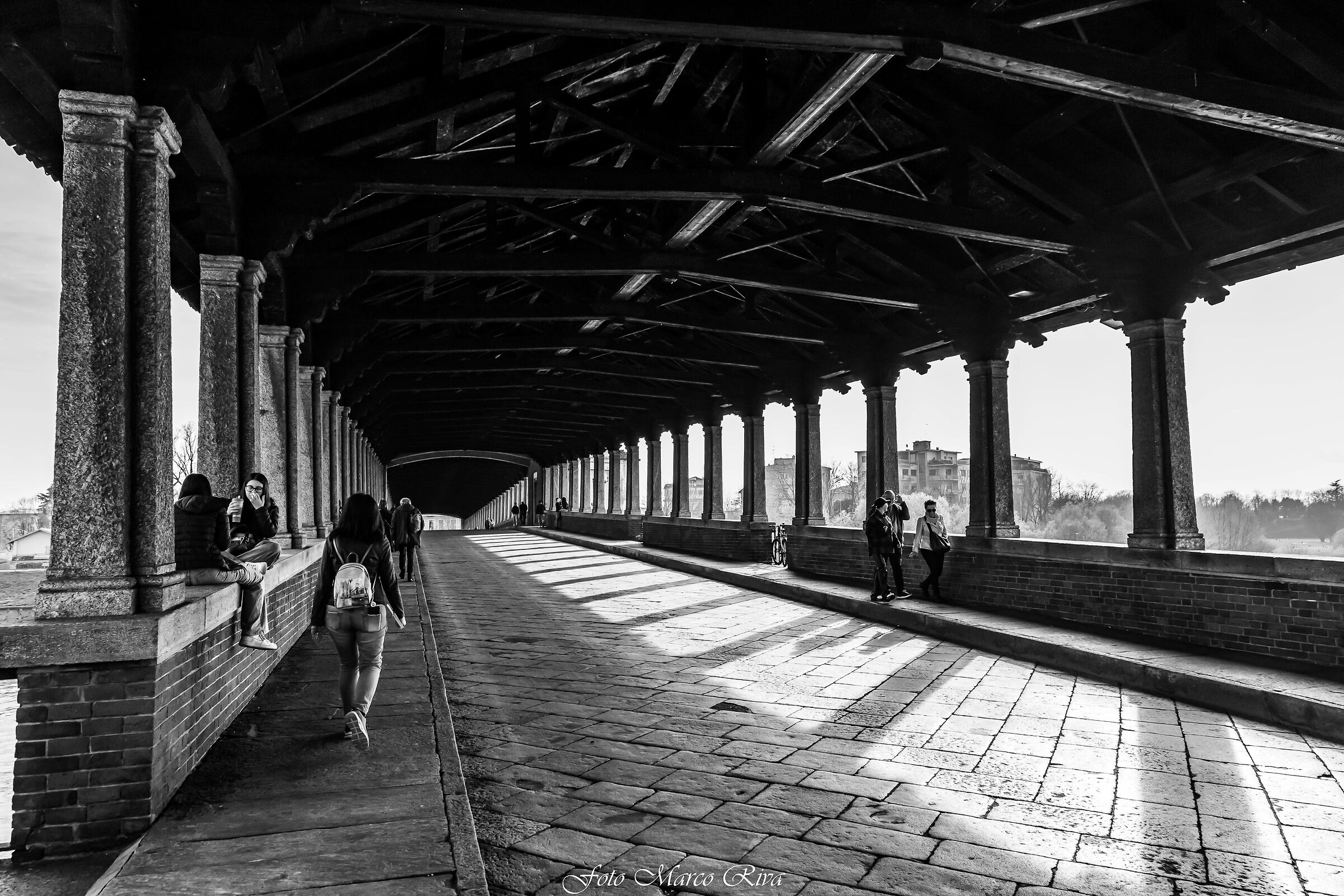 Ponte coperto a Pavia