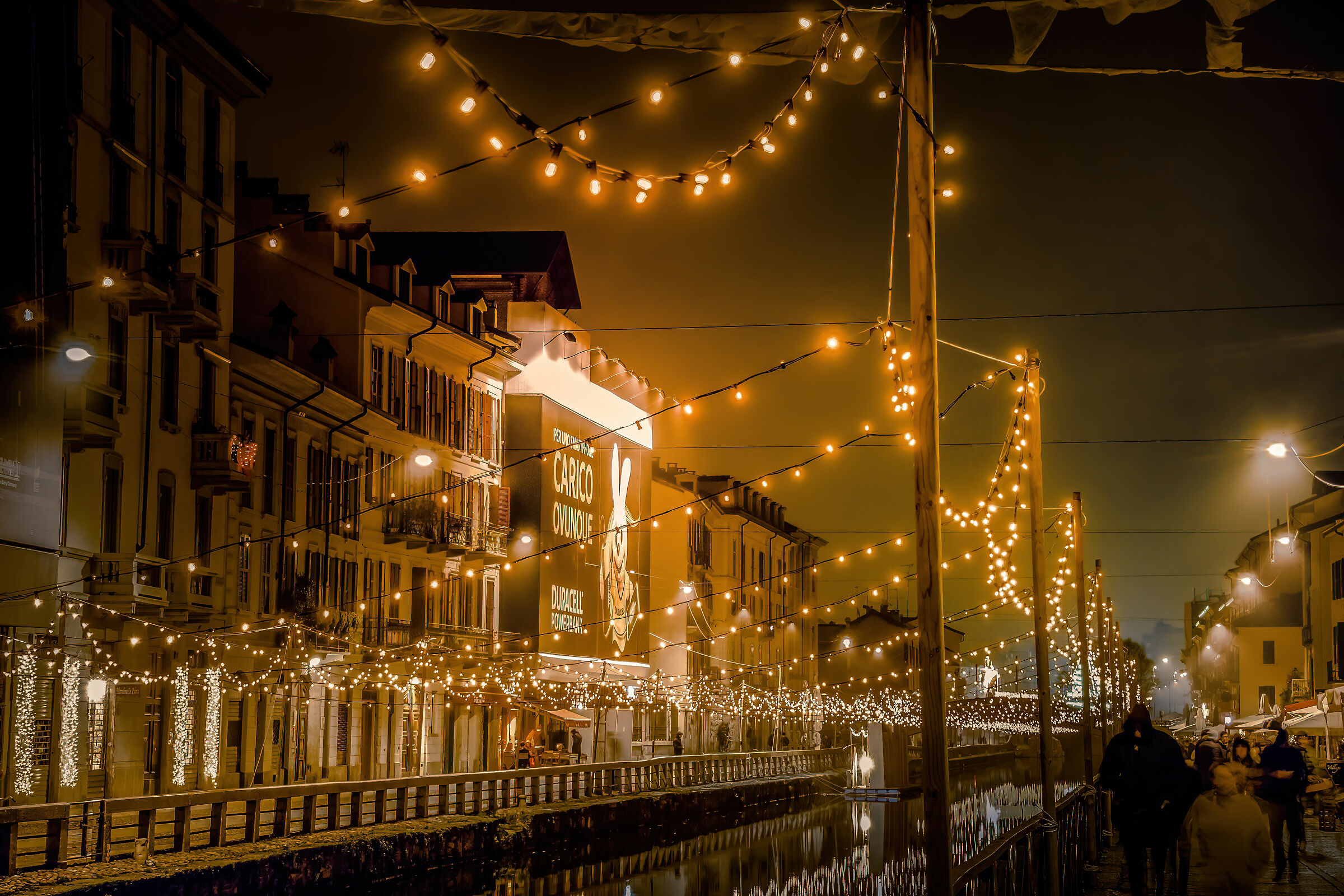 Navigli Milano la sera