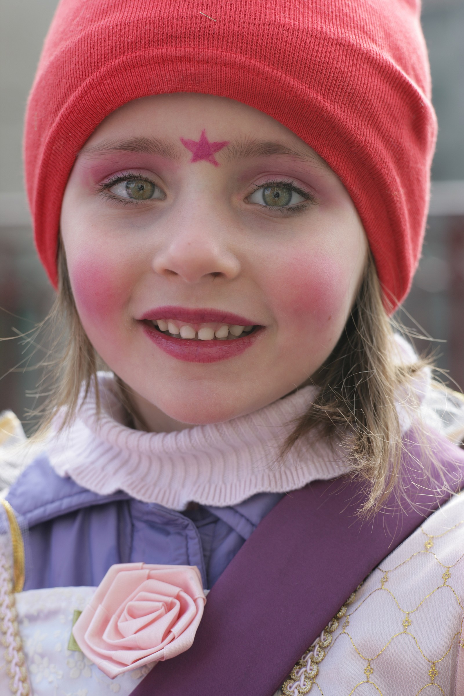 girl portrait carnival of Ivrea