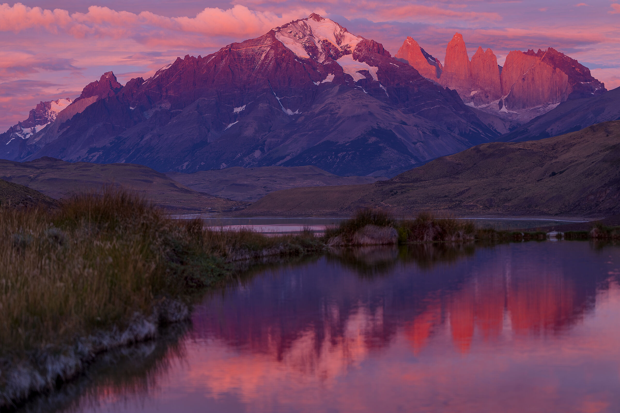 Alba al torres del paine