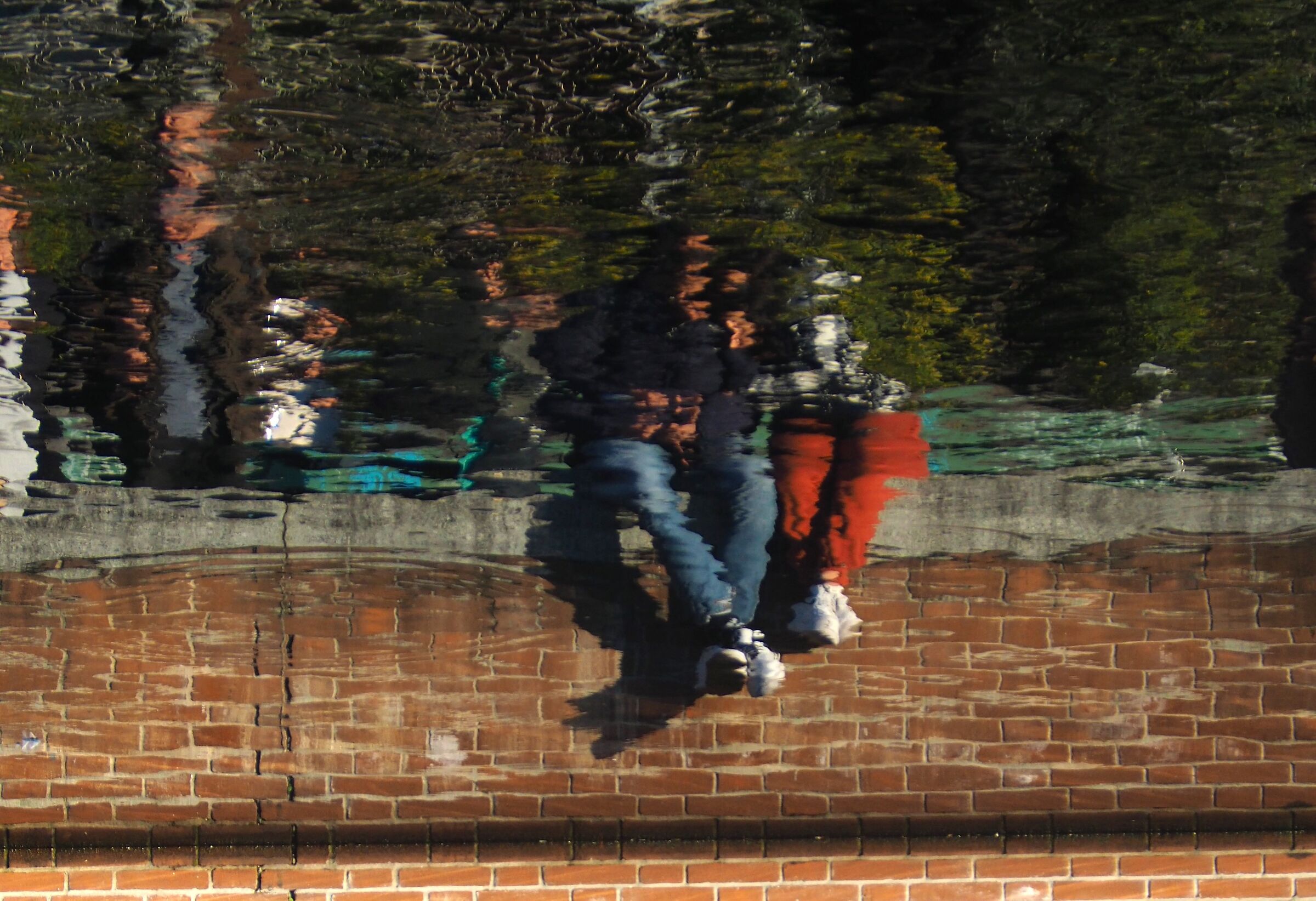Upside down on the Naviglio