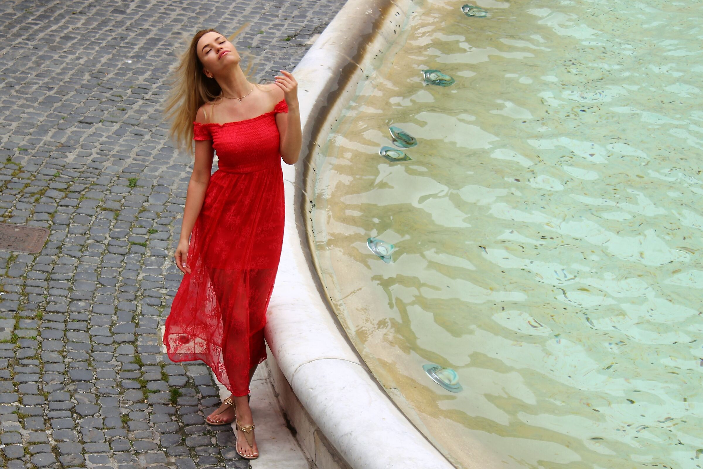 Fontana di Trevi (particolare)...