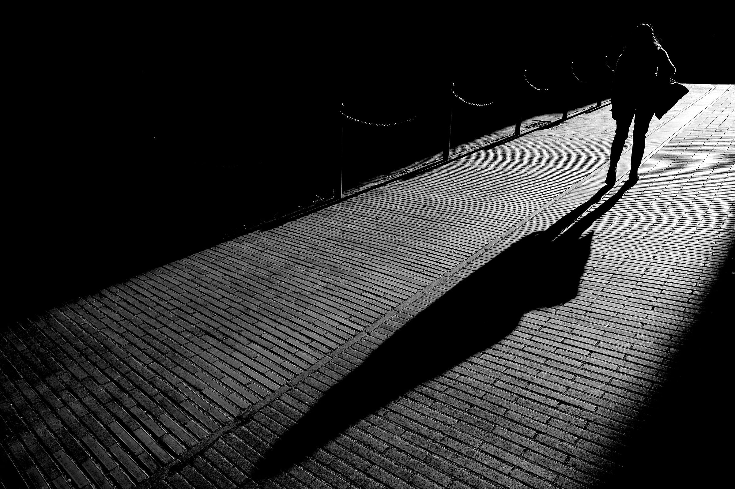 Passeggiata controluce