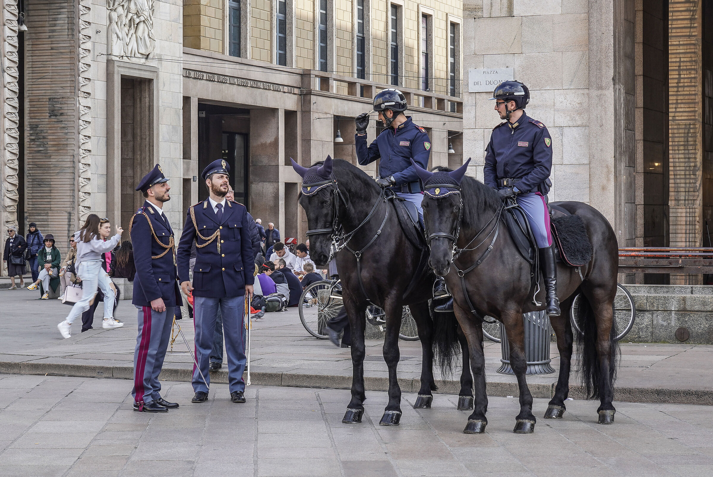 Piazza del Duomo. Tuesday, 20 March 2024, 16:00