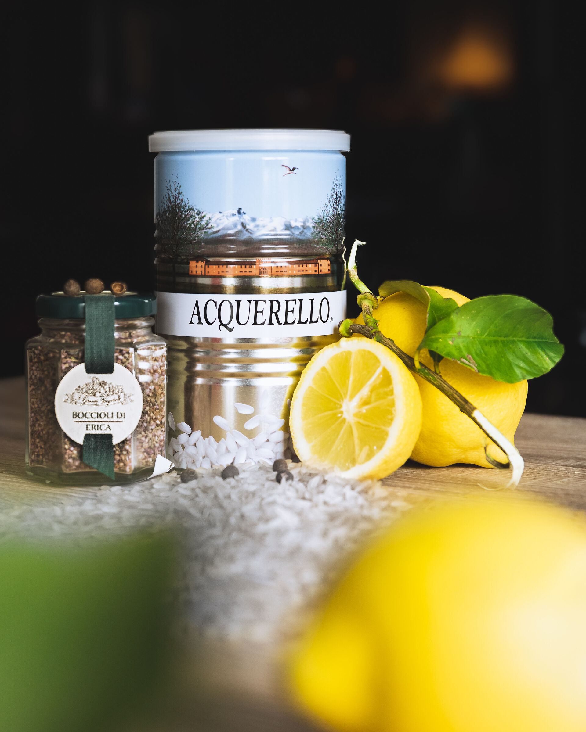 Risotto al limone - ingredienti