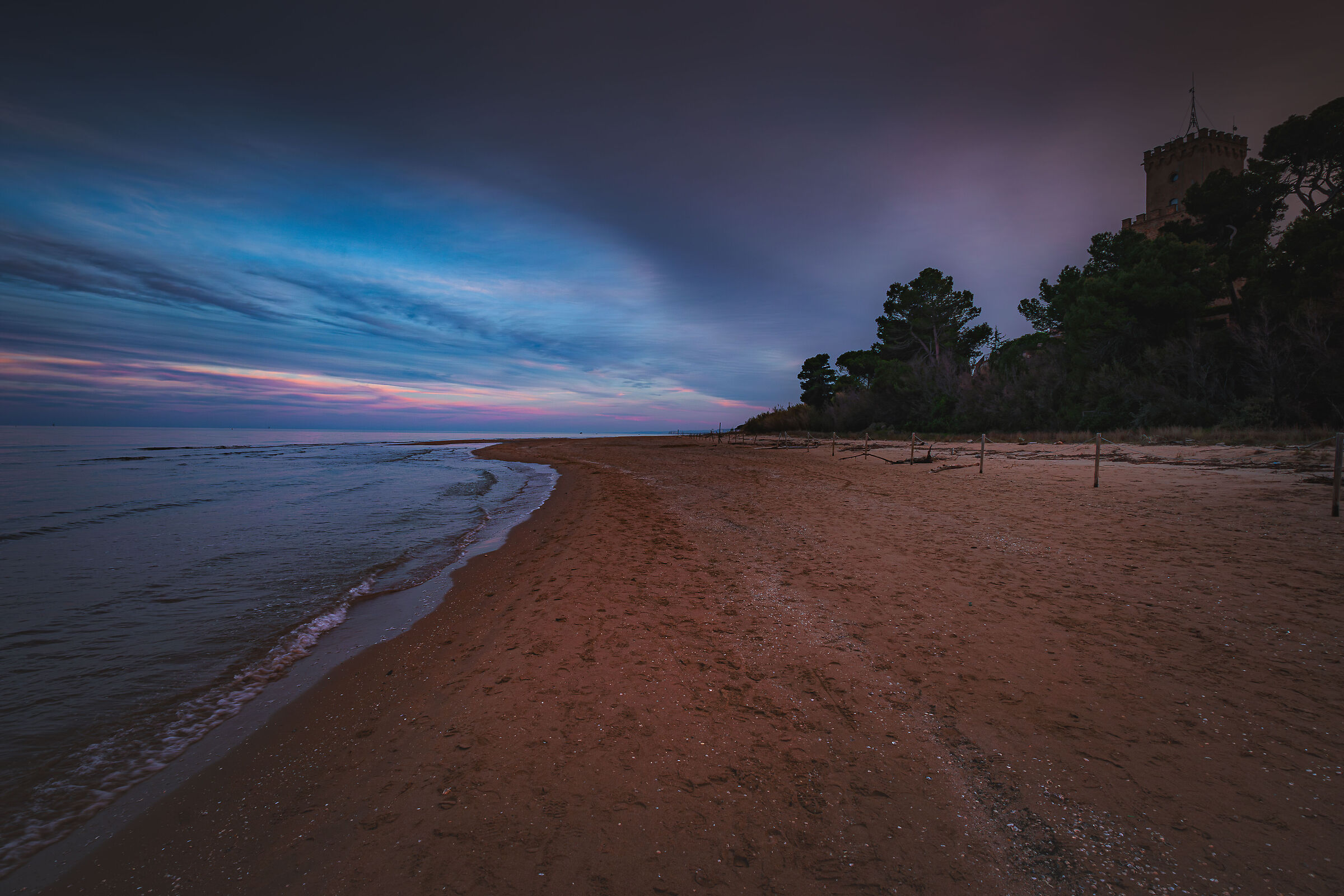 Blue hour in Pineto Torre di Cerrano ,TE
