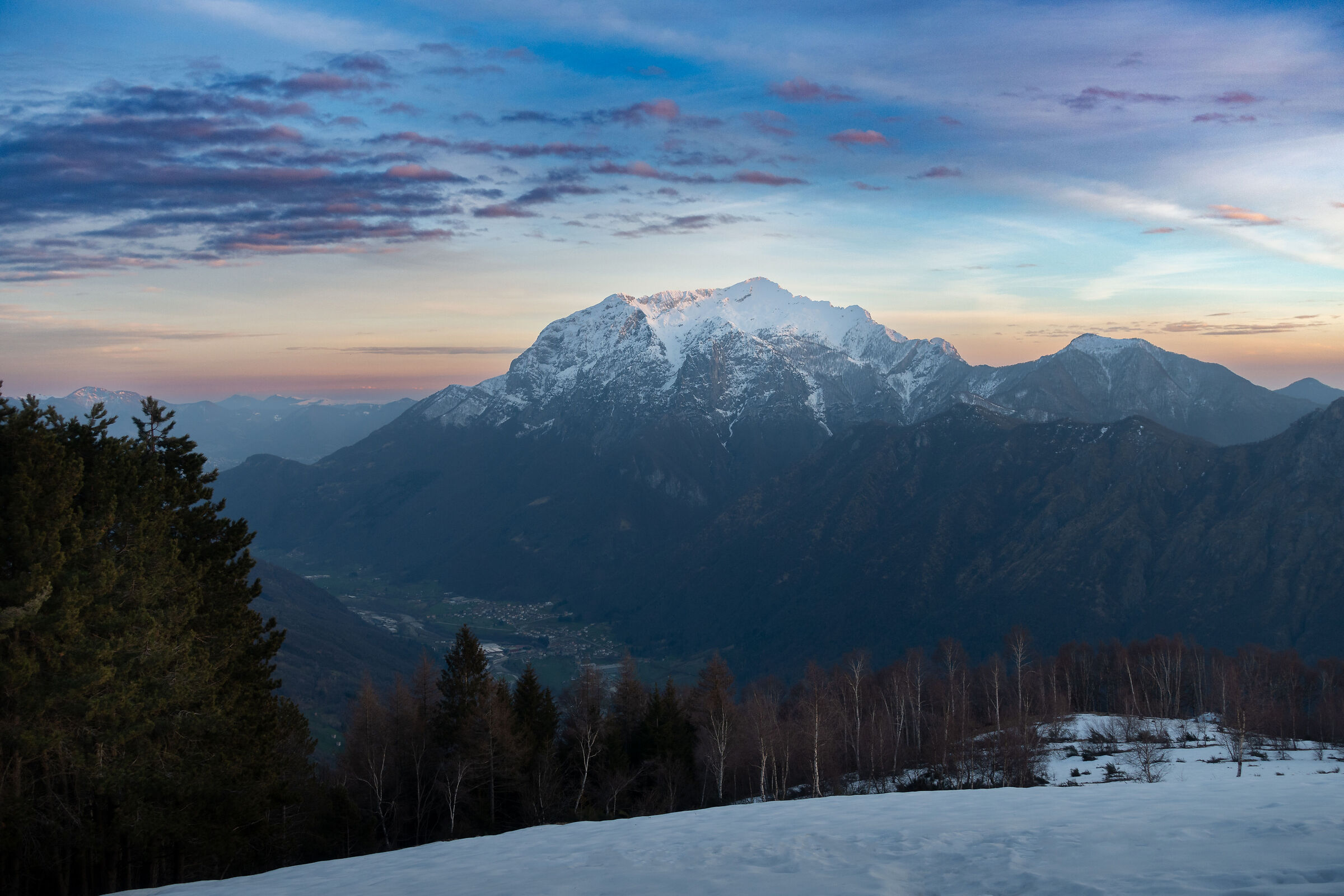 Grignone al tramonto