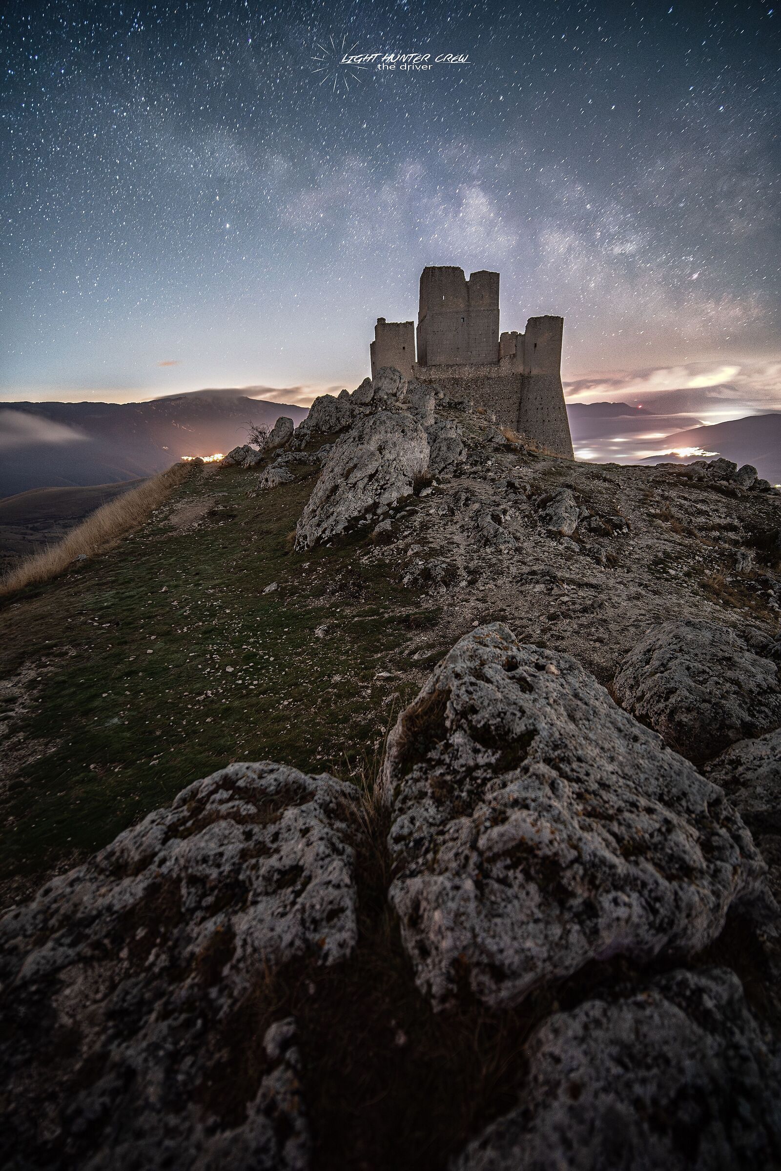 The Rocca under a starry sky...