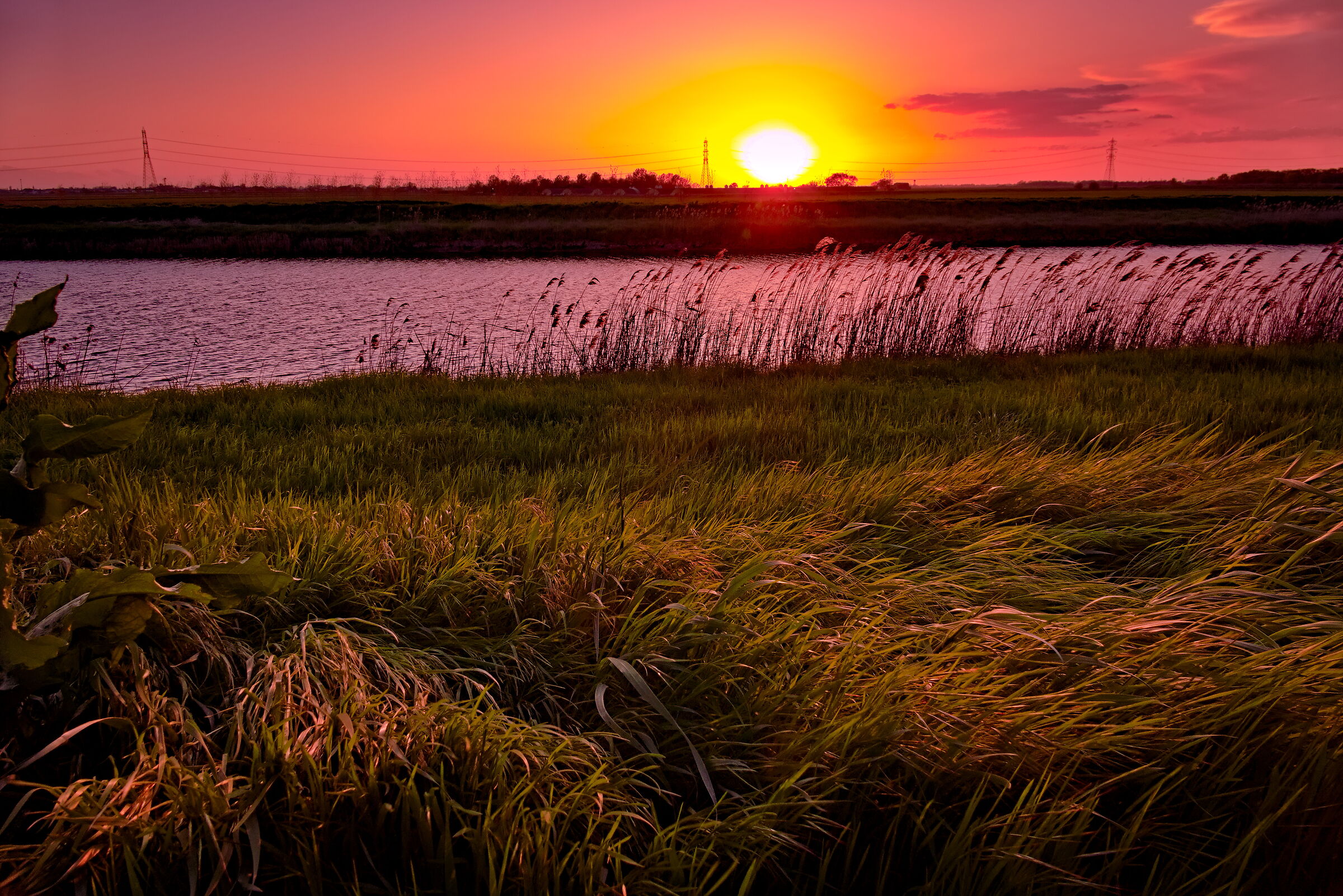 Tramonto rosso