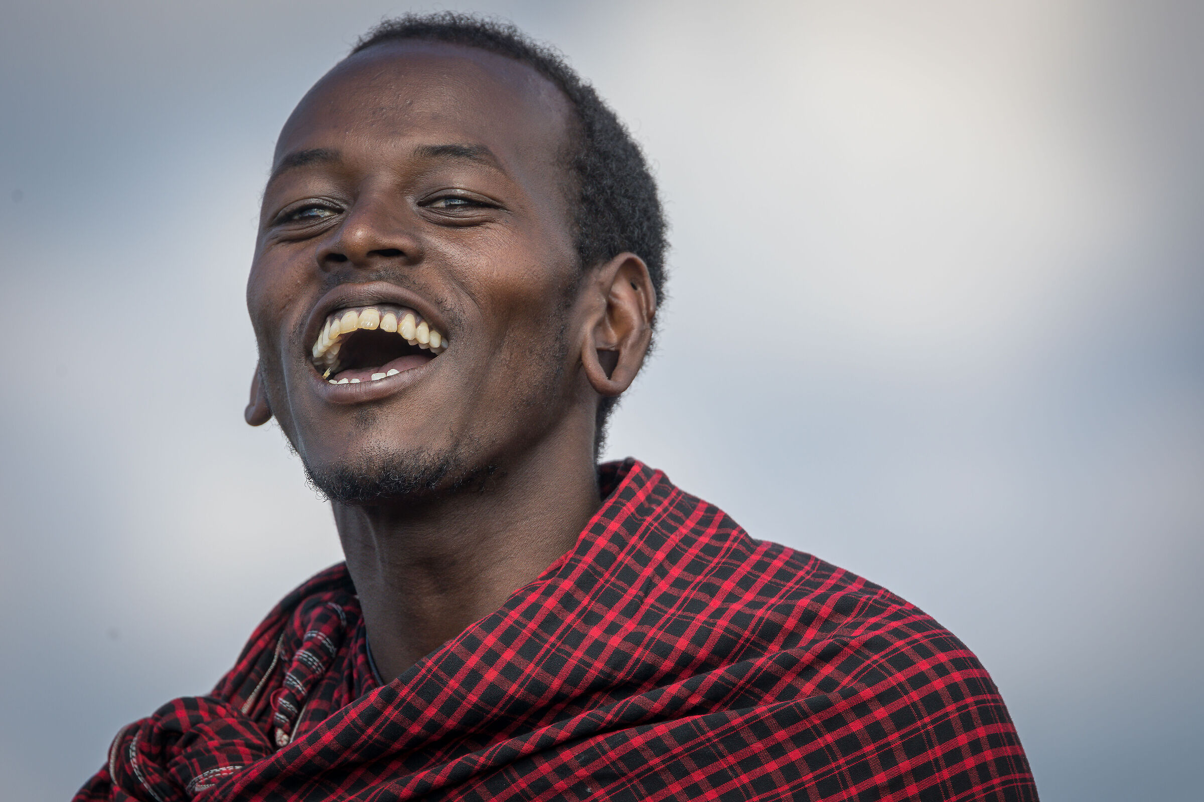 Portrait of a young Maasai