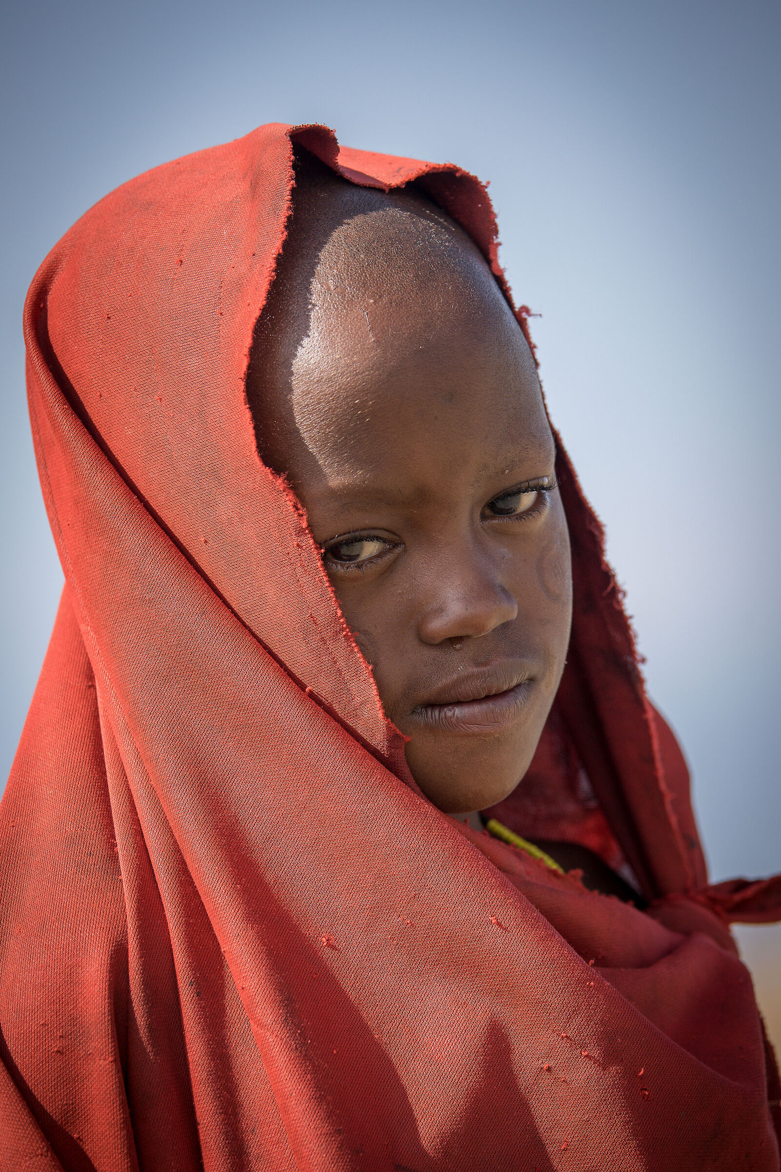 Portrait of a young Maasai