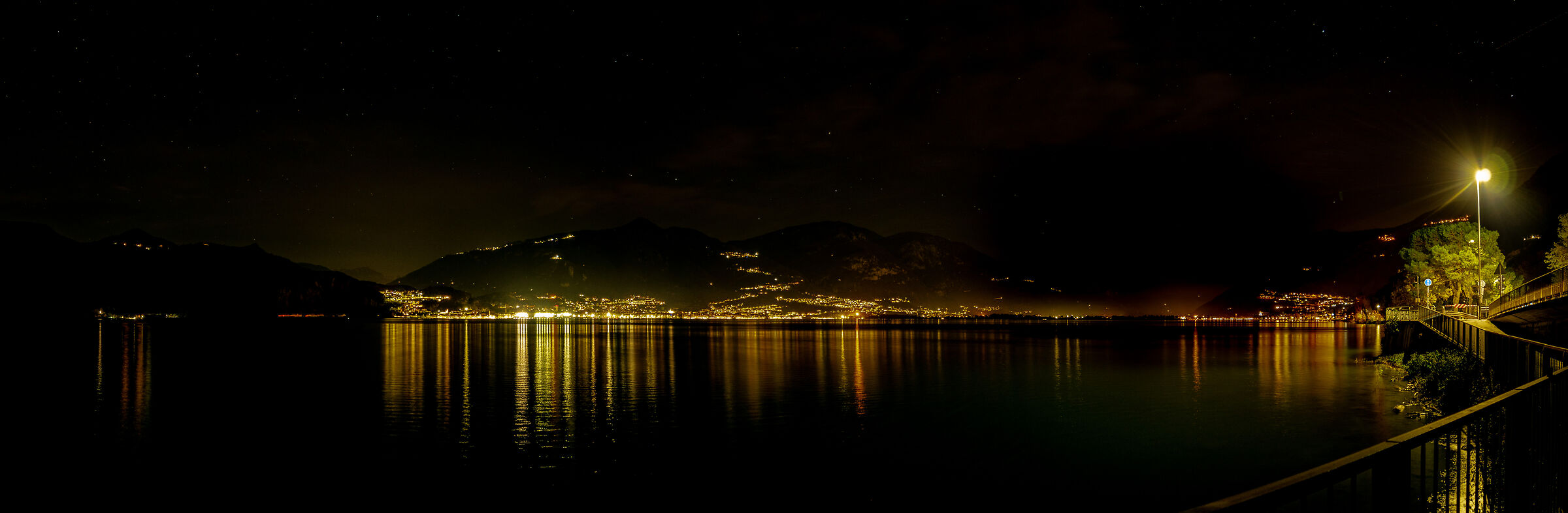 Iseo Lake by Night