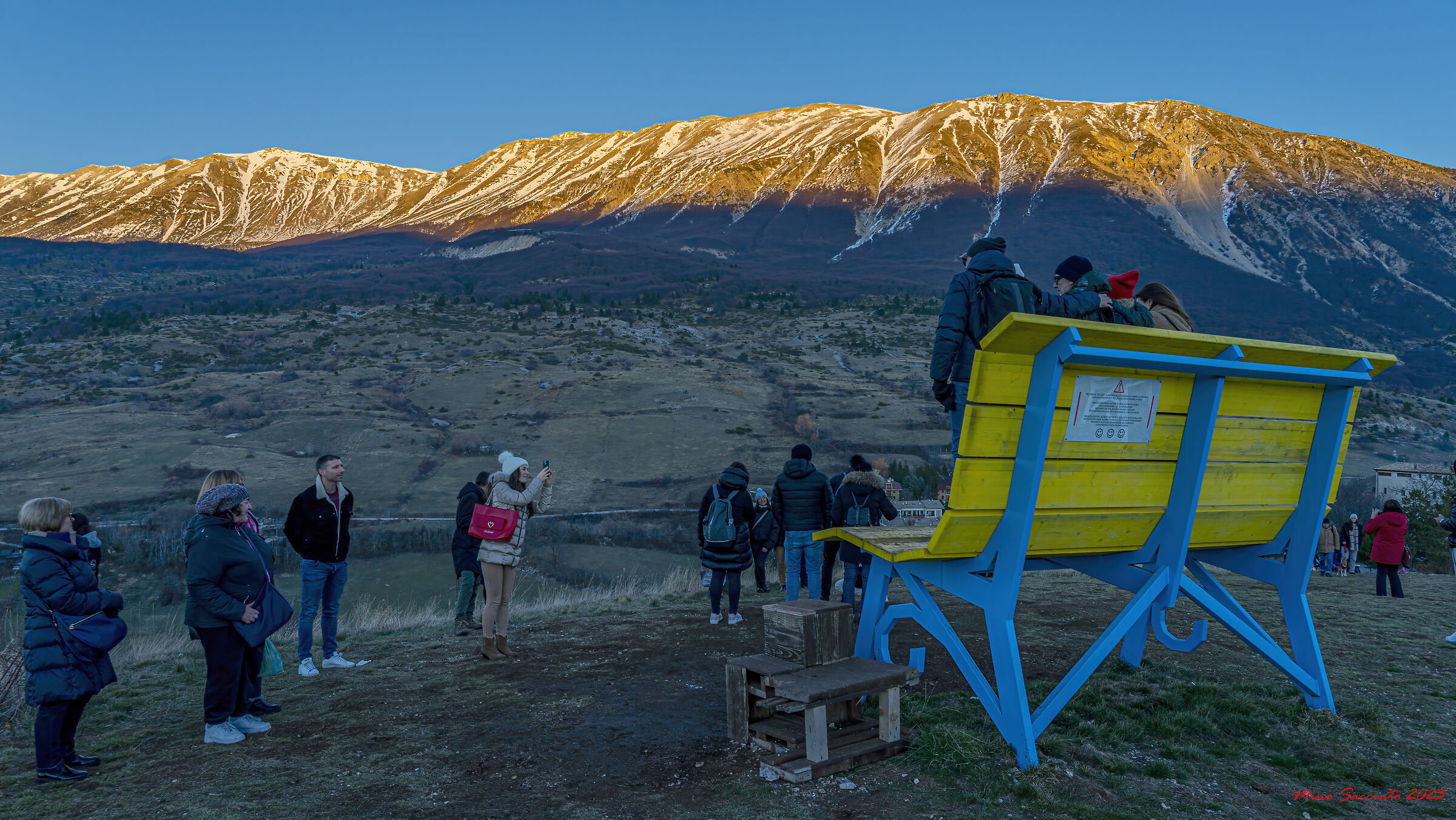 Campo di giove panchina