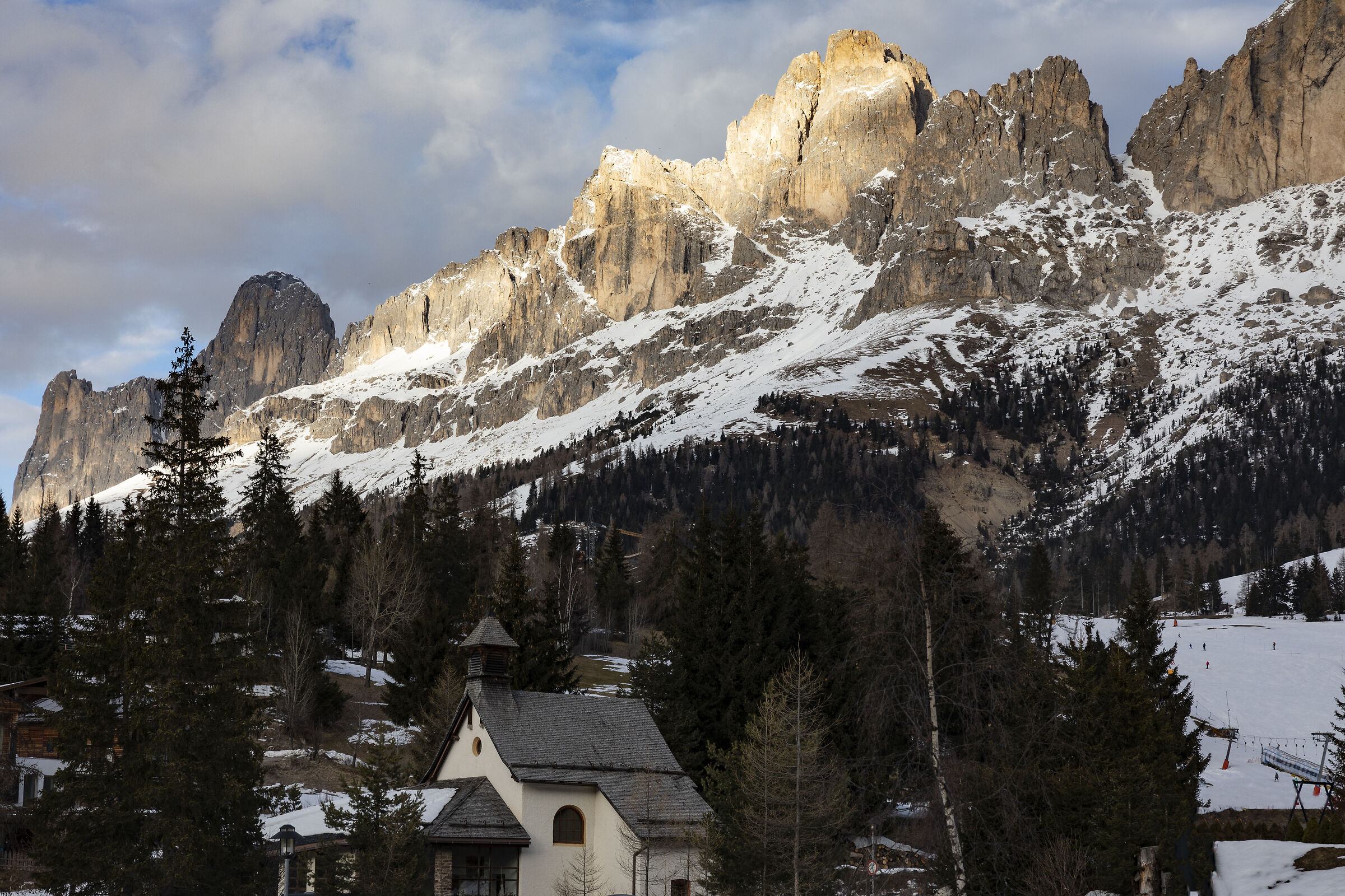 verso il tramonto sul Vael