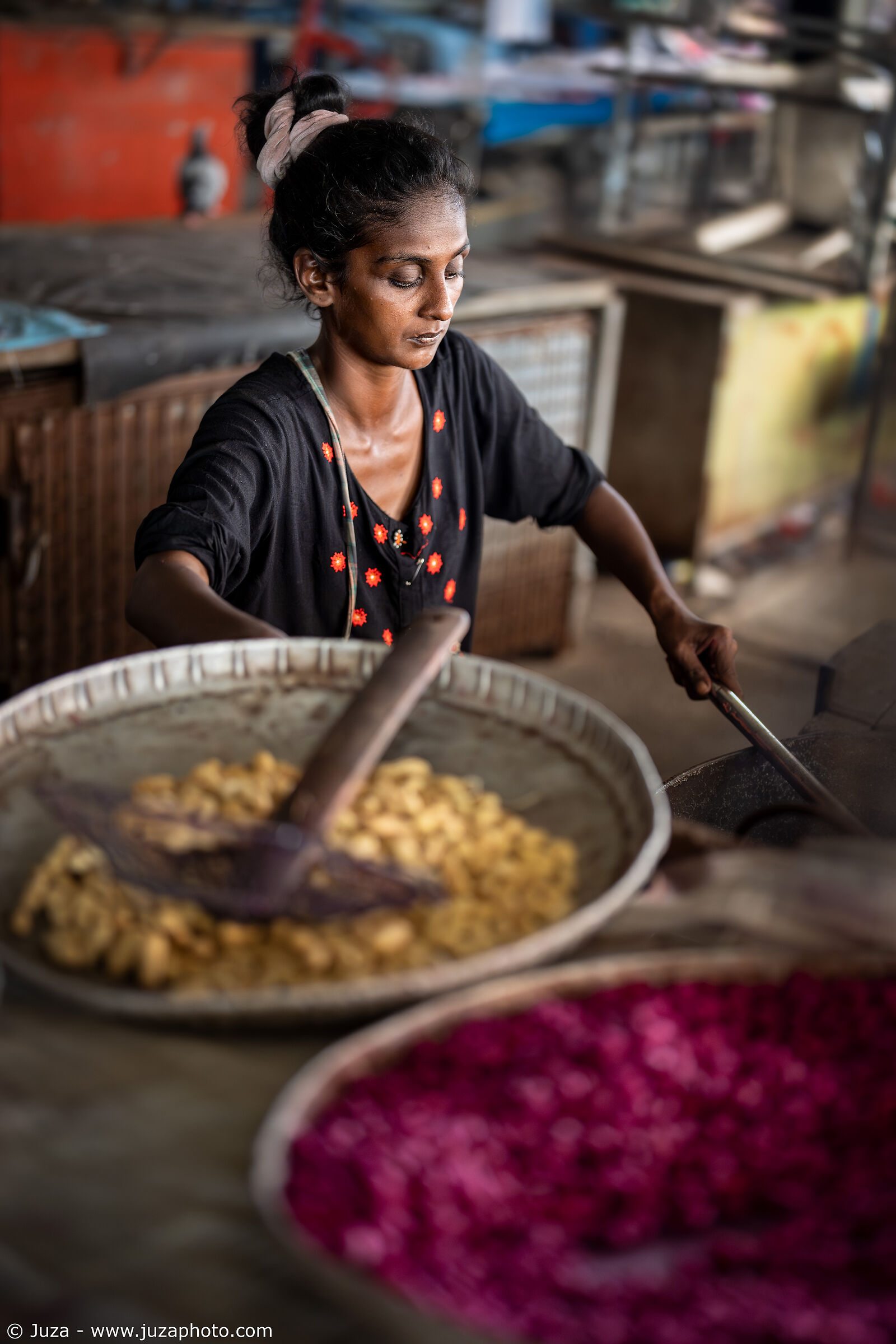 Mercato di Port Louis, colori della cucina