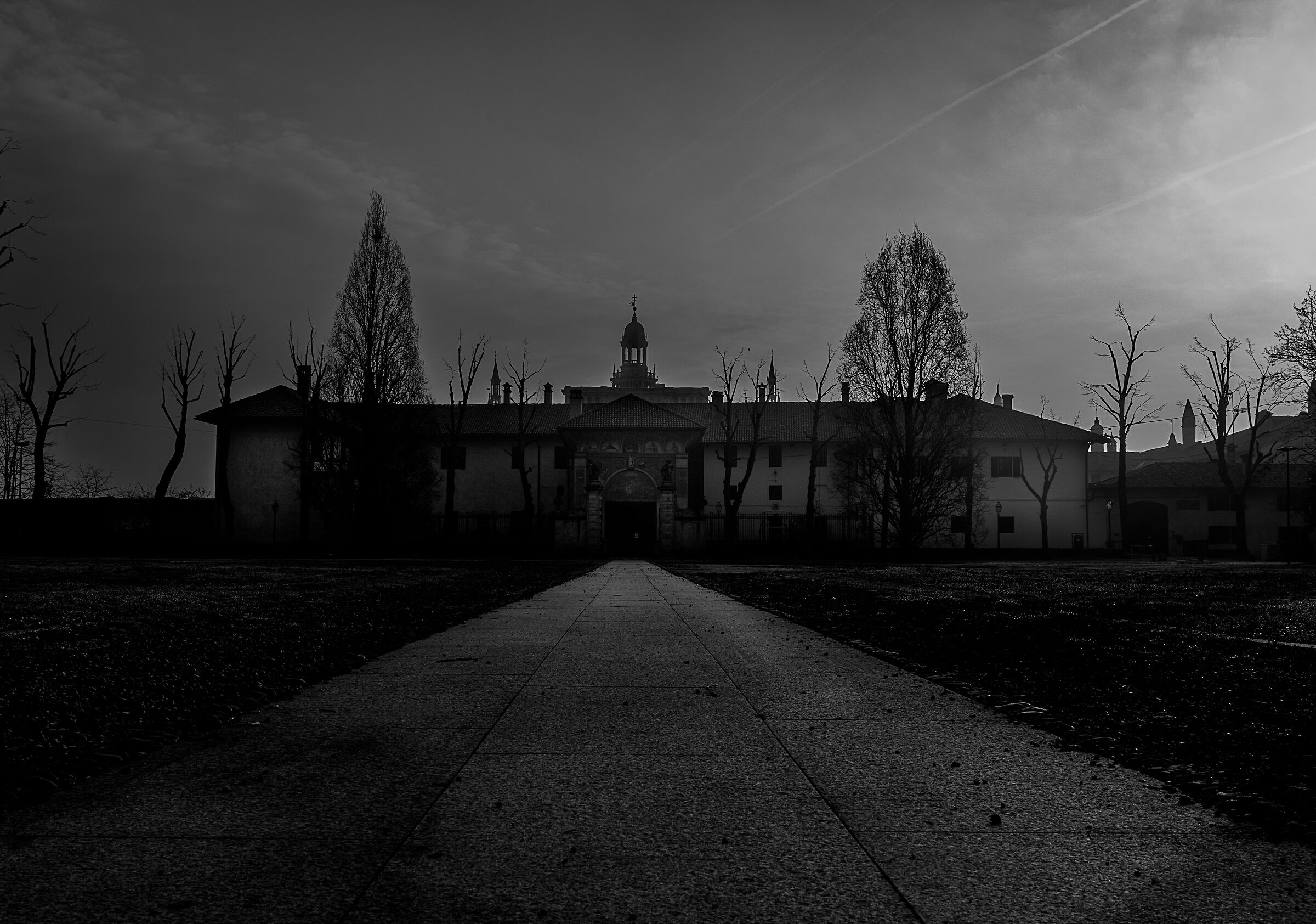 Entrance to the Monastery of the Certosa di Pavia