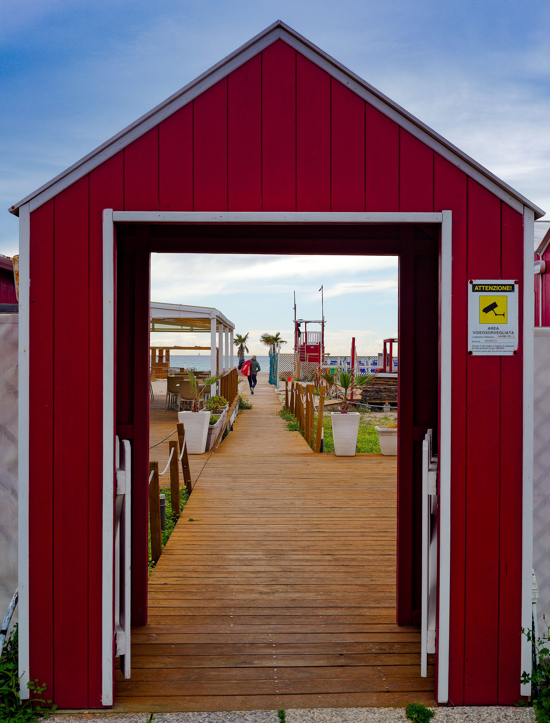 entrance to the sea