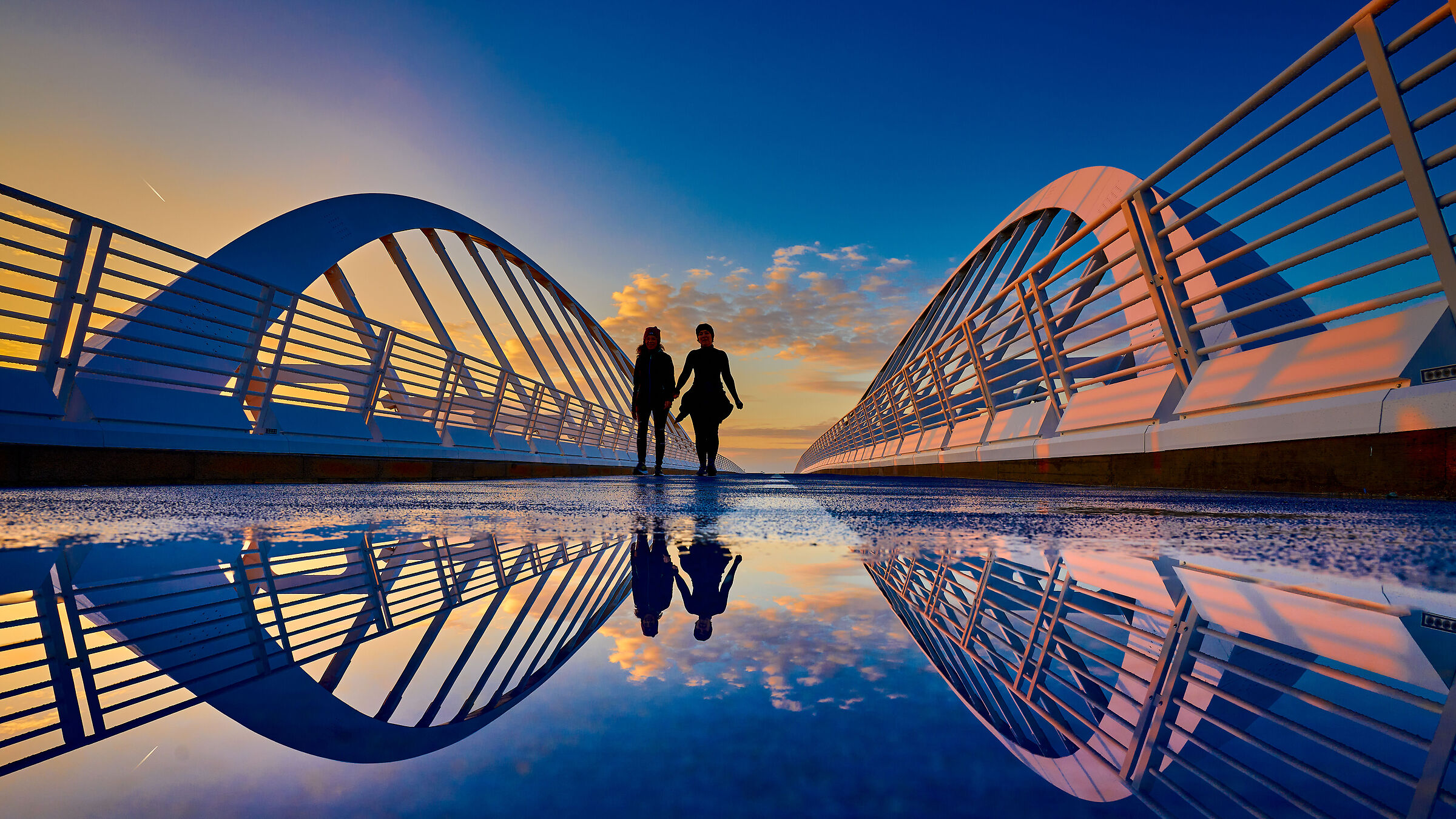 Esercizio fisico all'alba