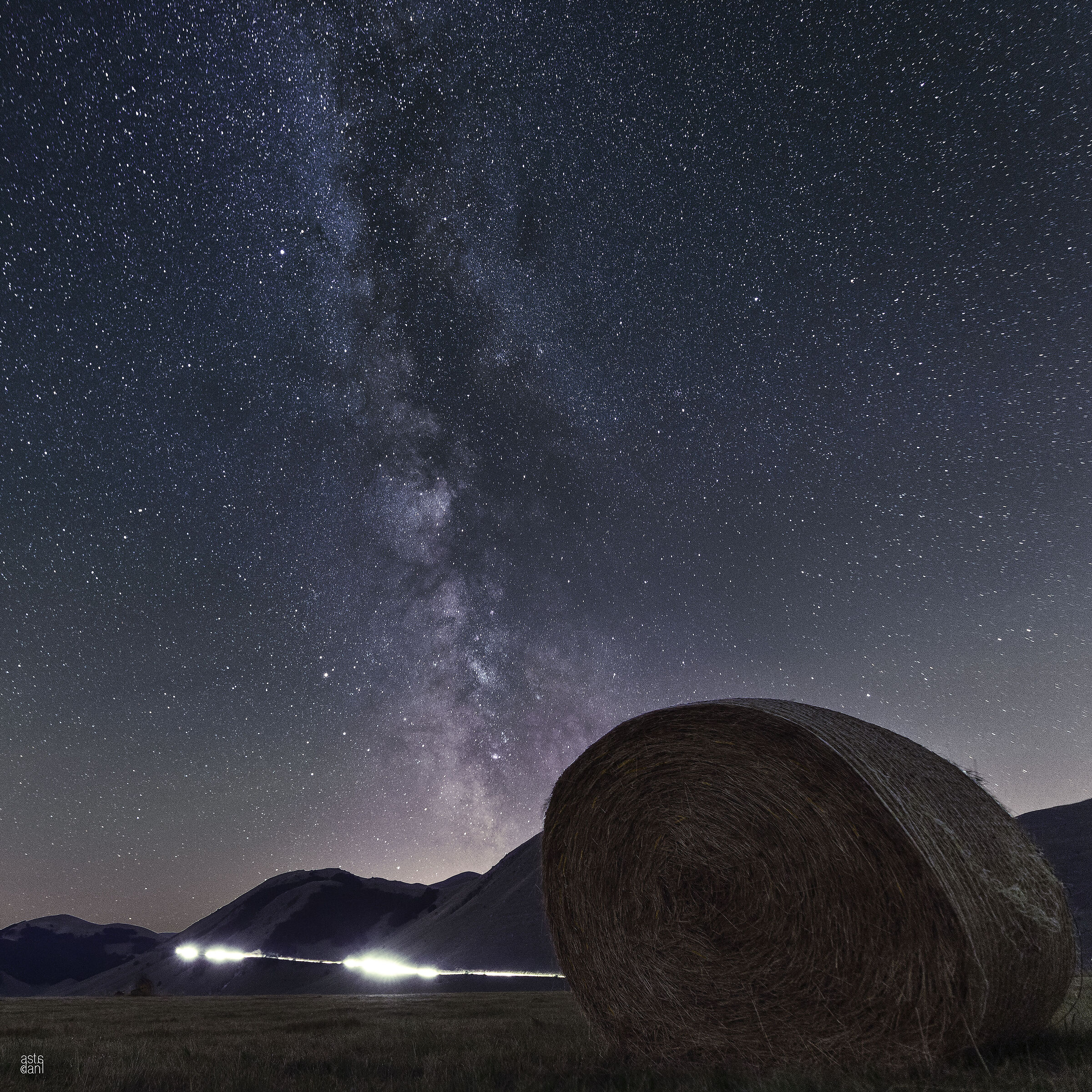 milky way on the big plane