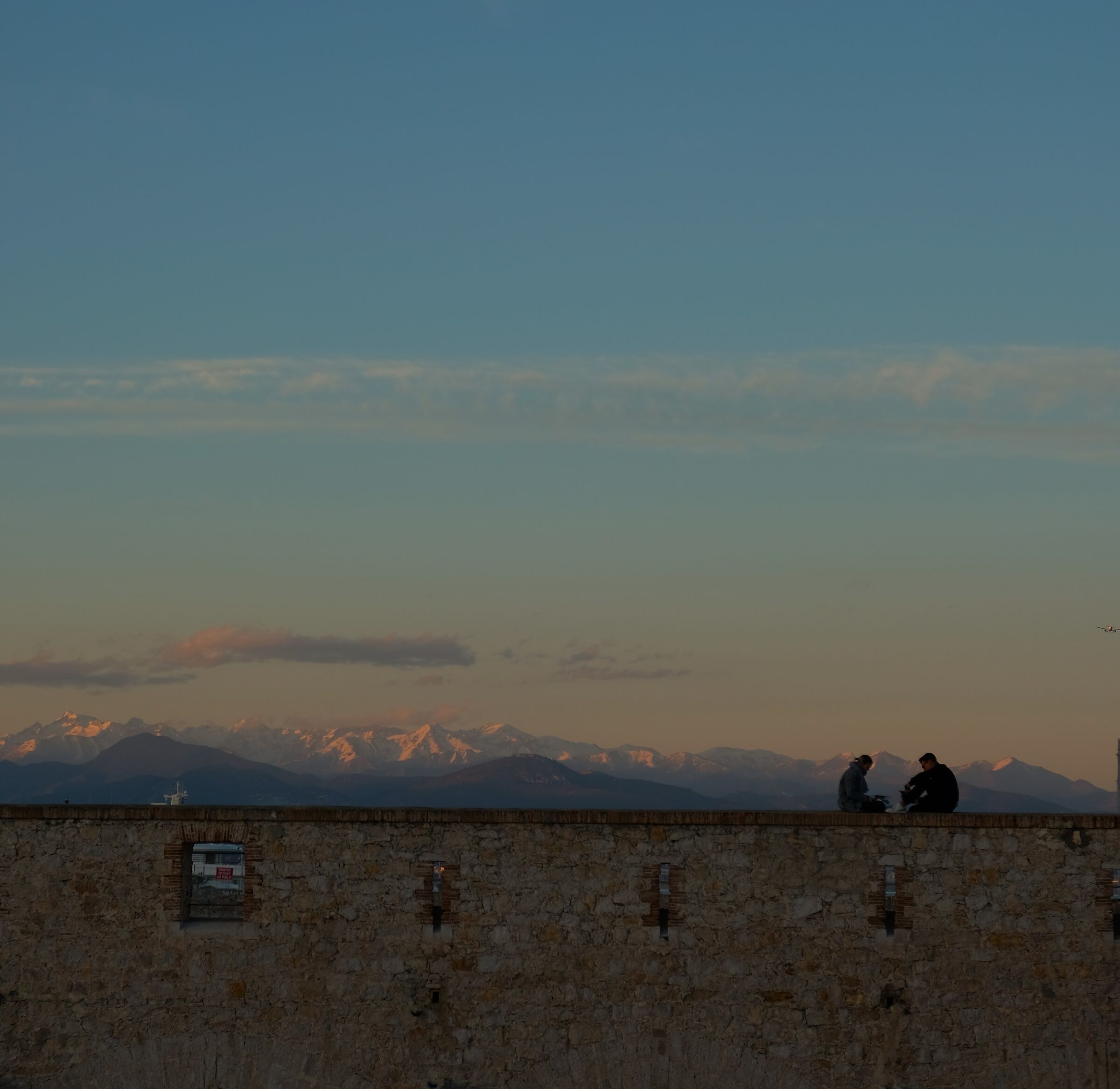 Sunset in Antibes