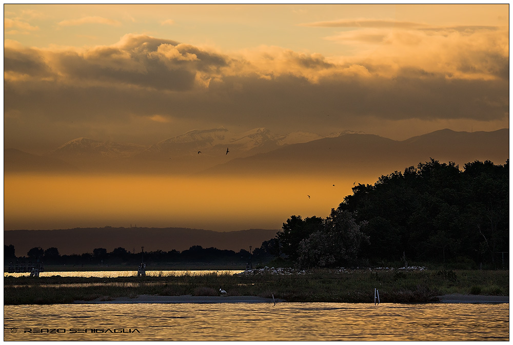 Sunset seen from Burano!