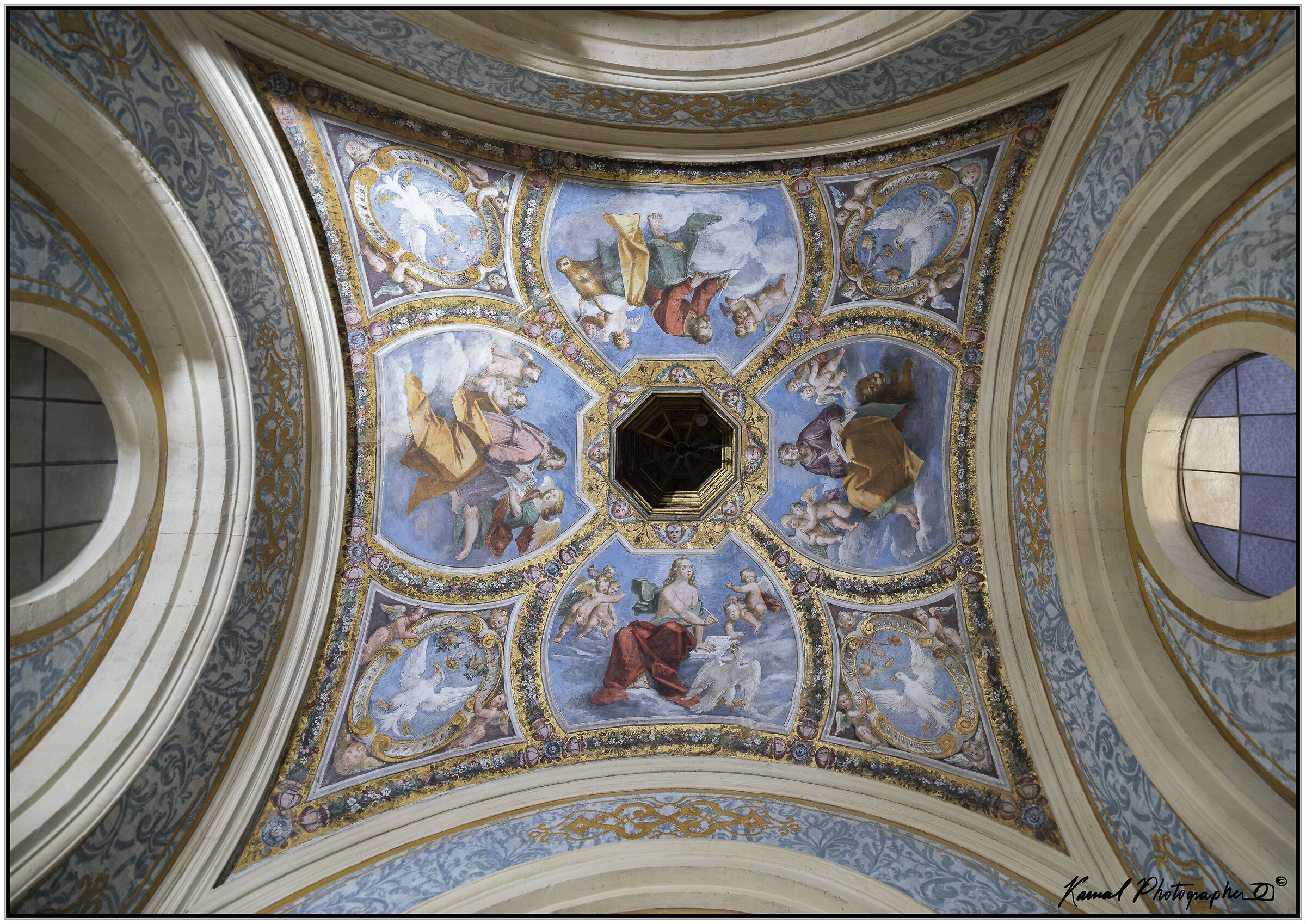 Ferrara, Estense Castle, frescoes on the first floor