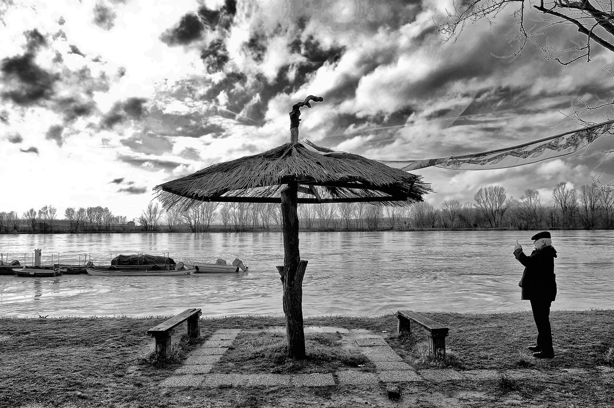 Fiume Po a Guastalla