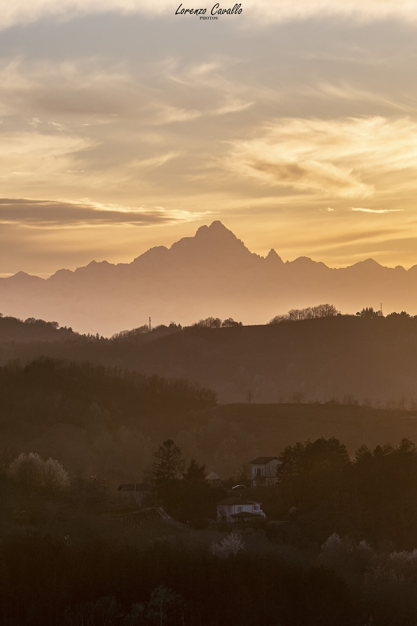 Sunset over the Stone King