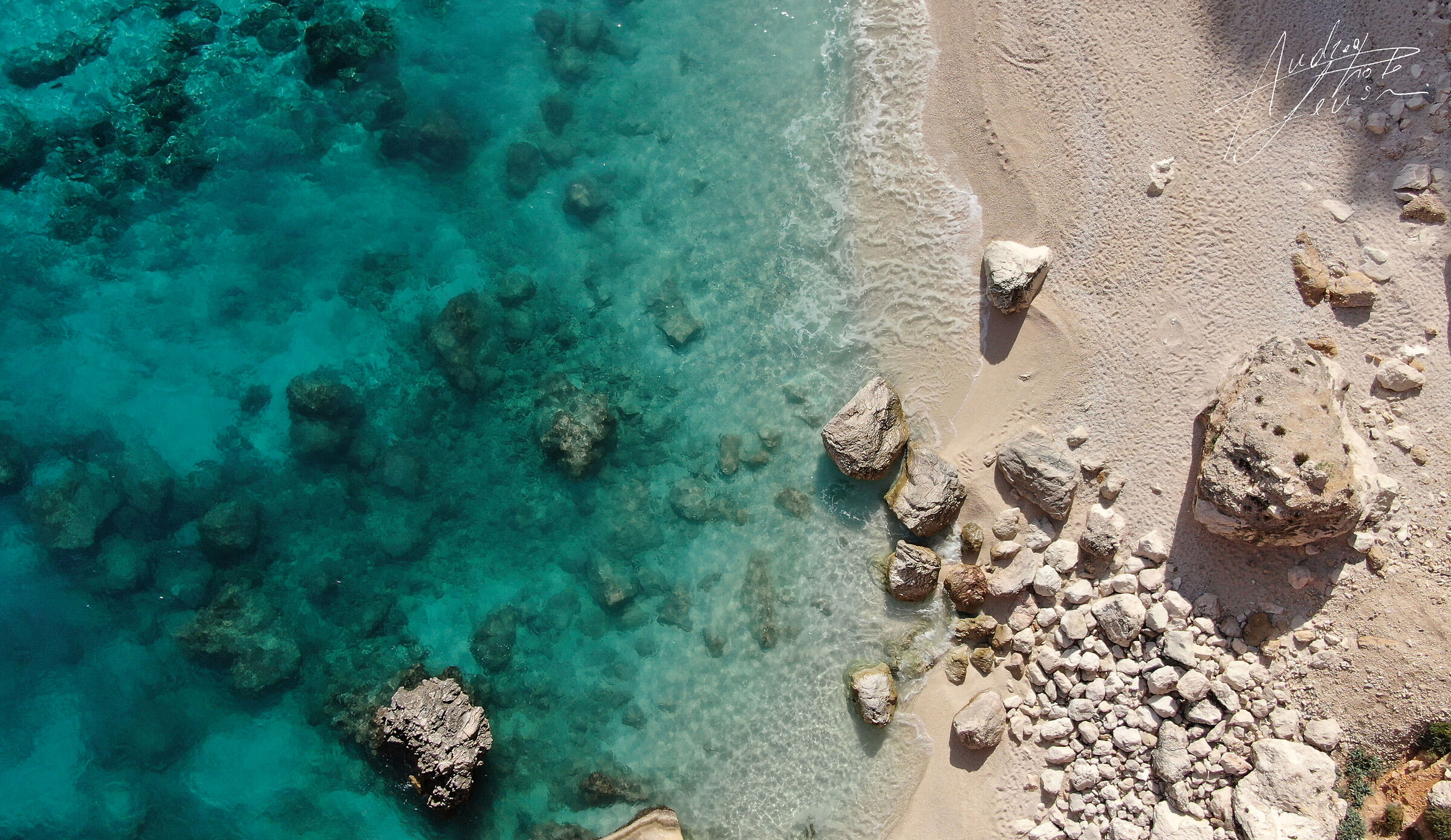 BEACH OF CALA BIRIOLA COAST OF BAUNEI
