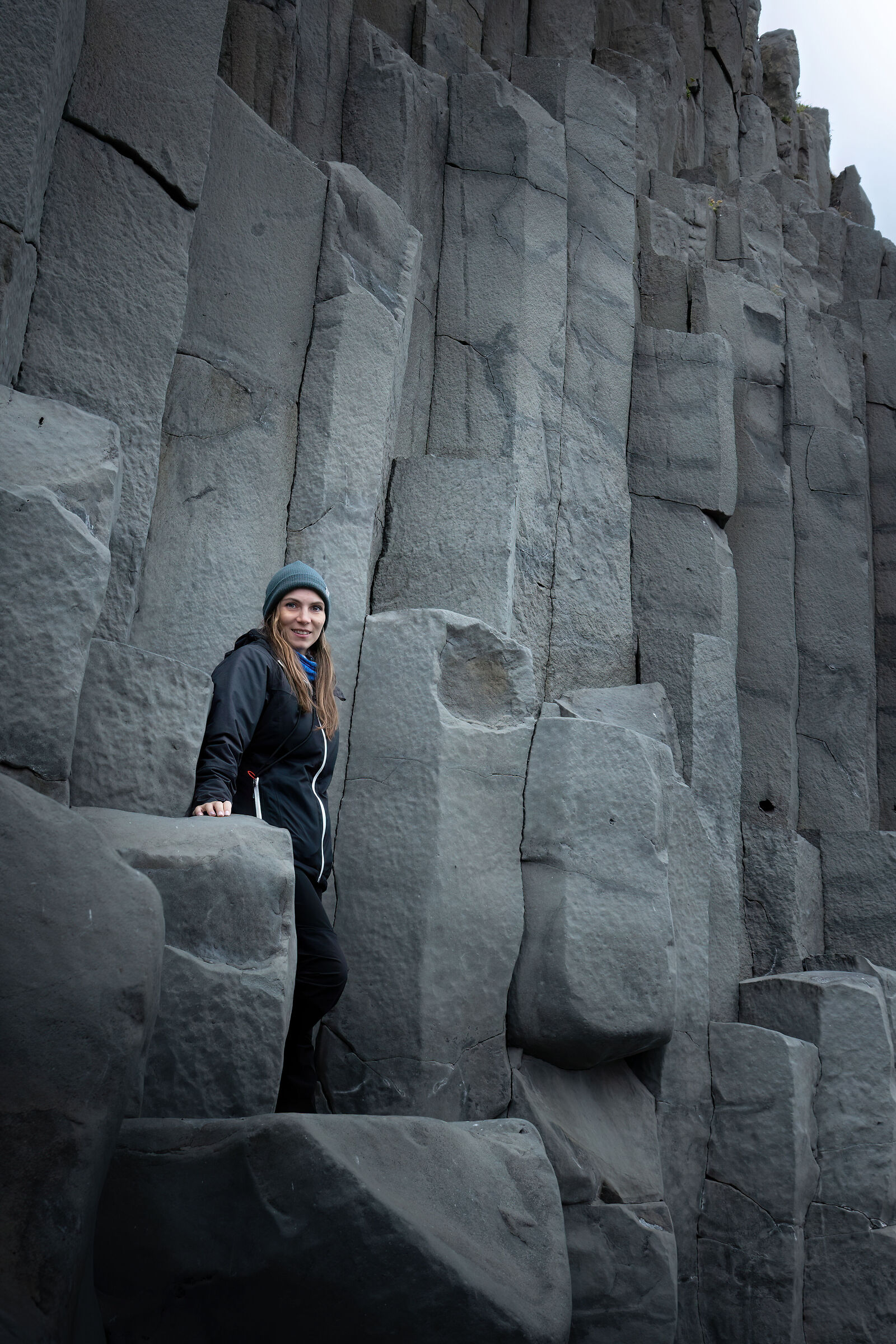 Elena and the Basalt Columns