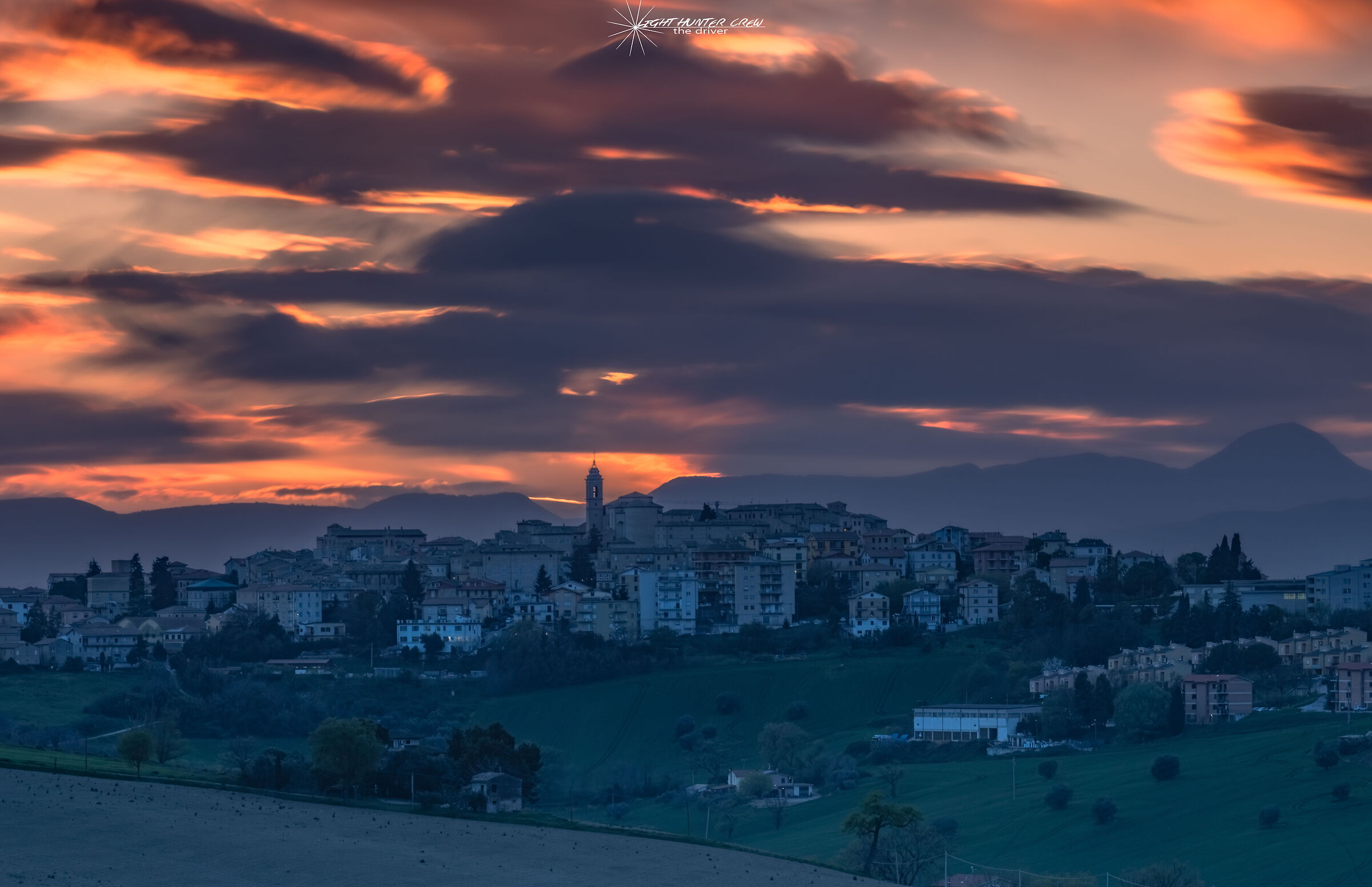 Un Bel tramonto nella mia terra...
