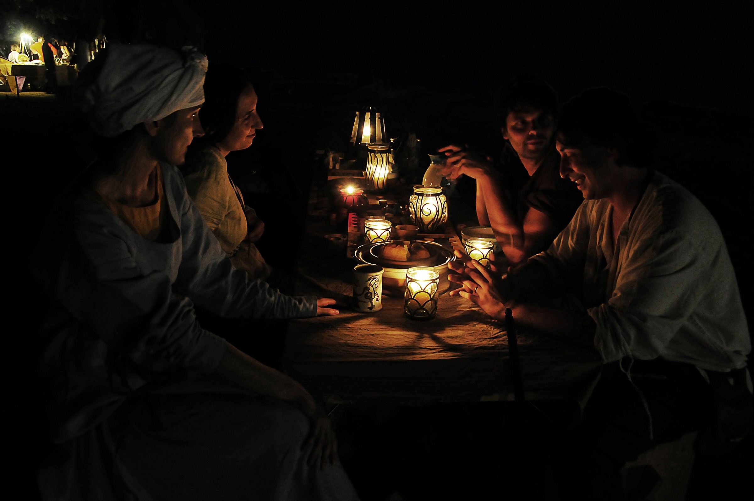 Dinner with Caravaggio / Dining with Caravaggio