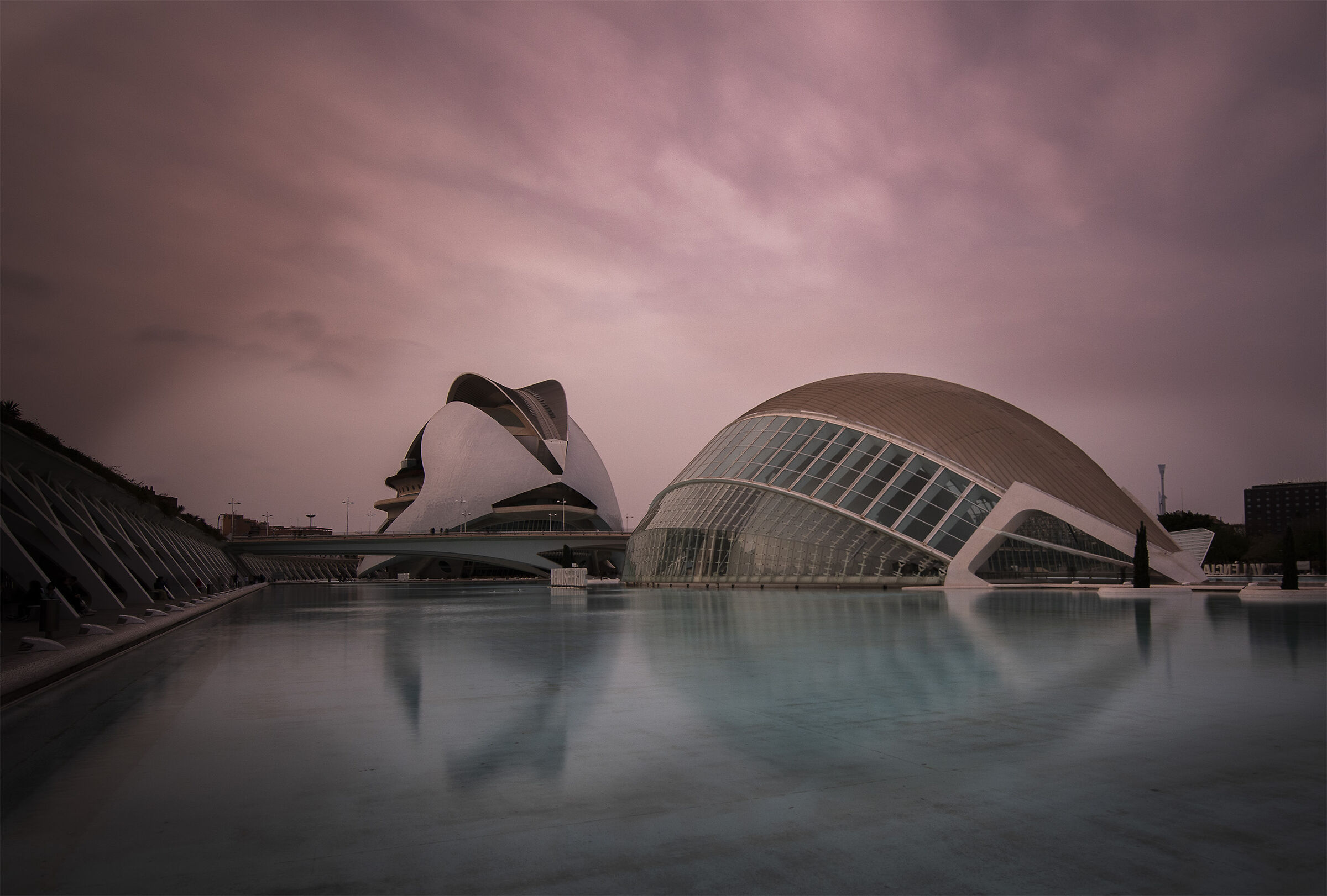 Valencia Città della delle arti e della scienza.