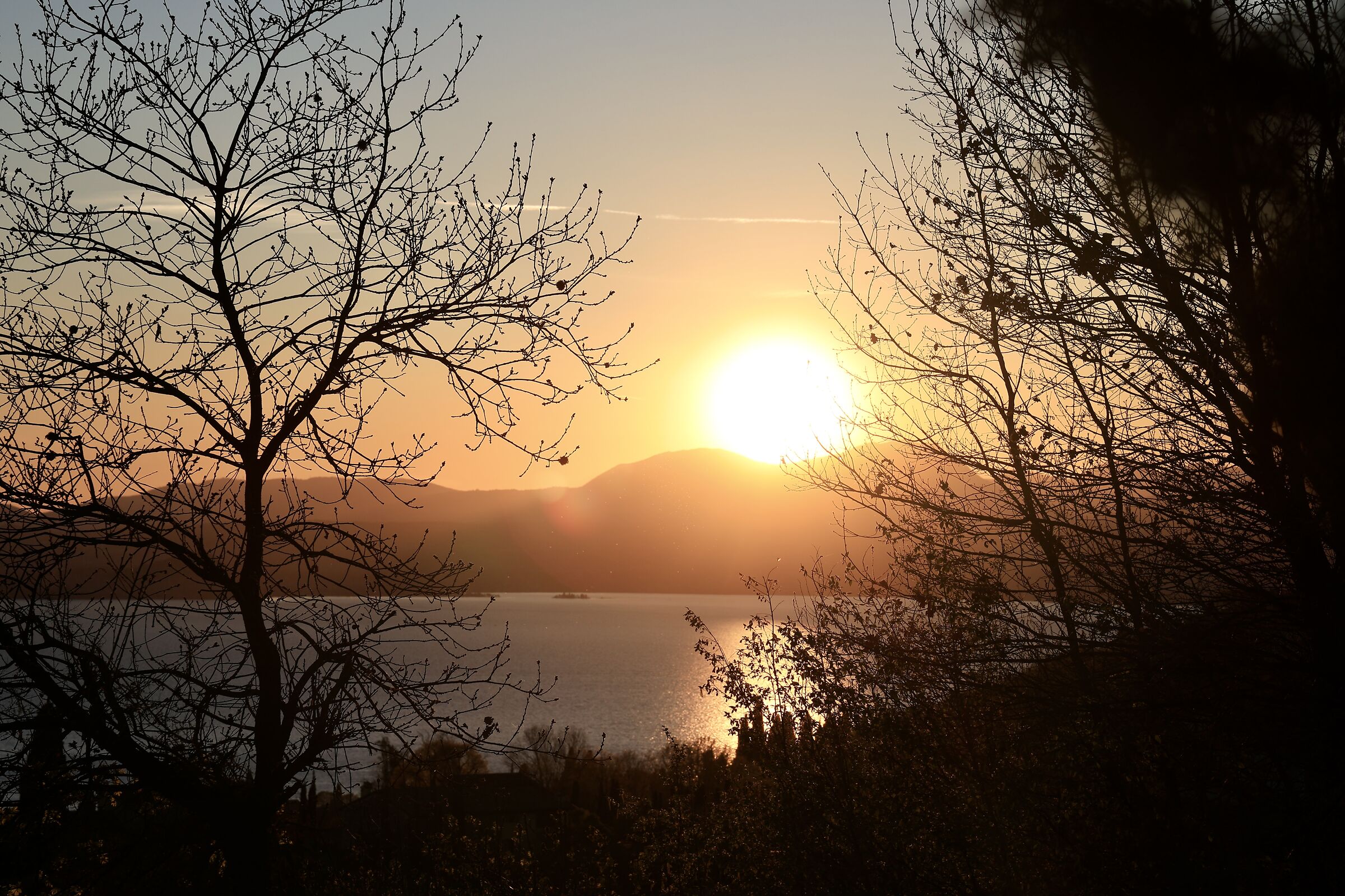 tramonto presso bardolino