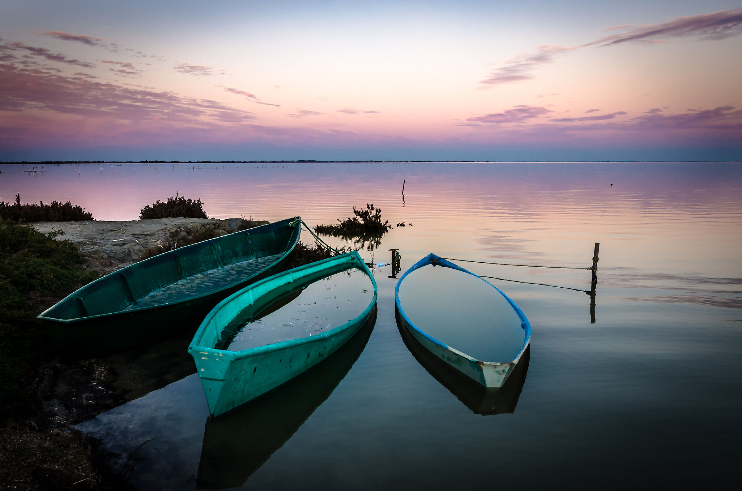 Tramonto in Camargue