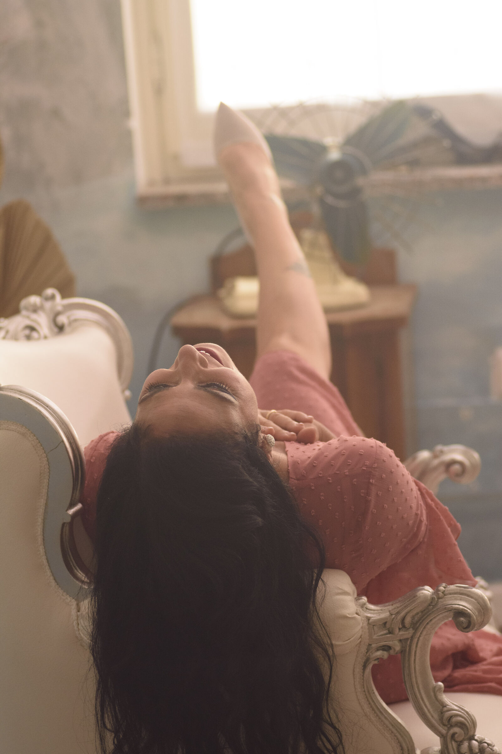 Katia, in un calda e luminosa mattina d'agosto